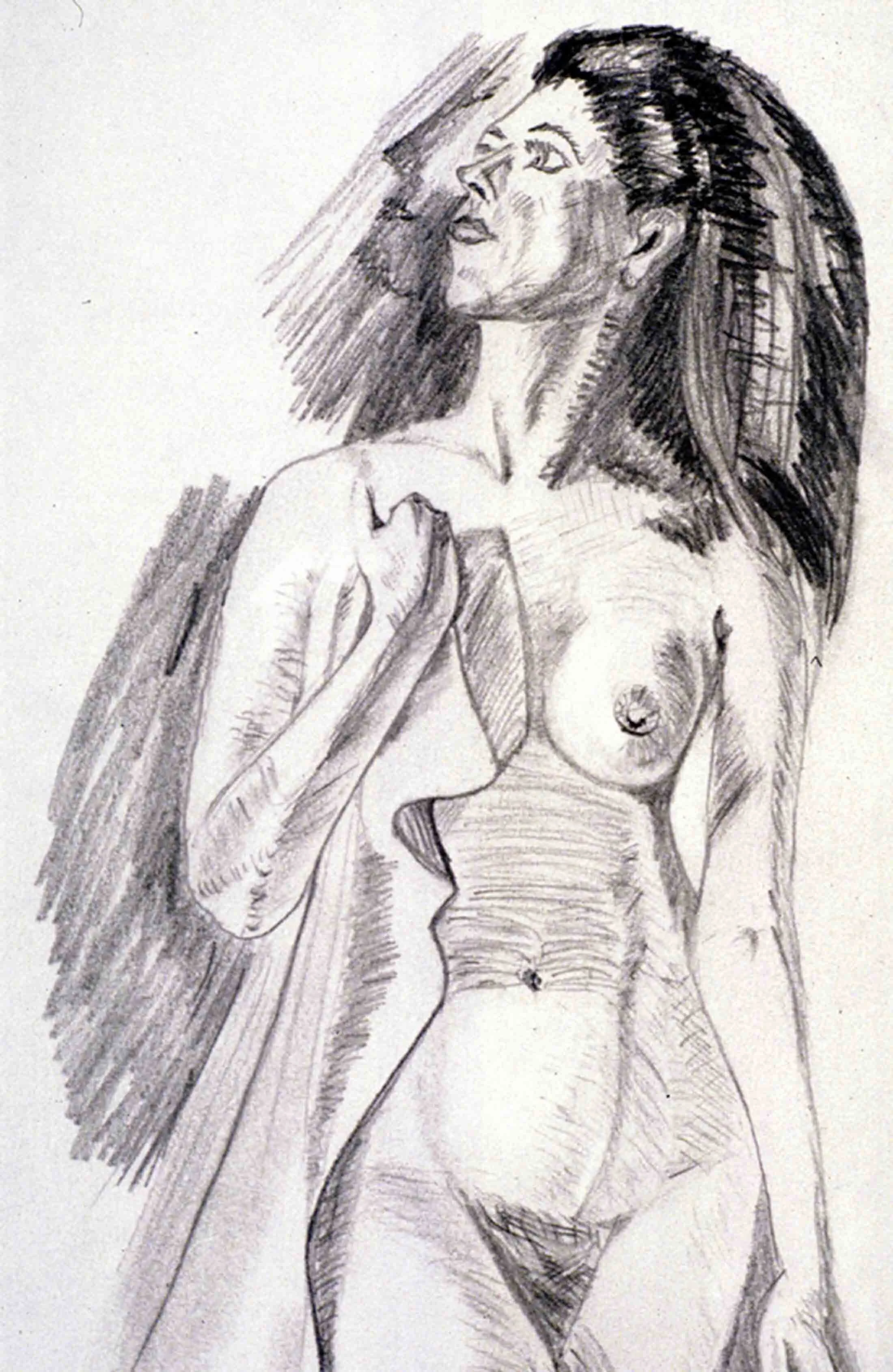 Athena | graphite | | fine art | Eden Maxwell
