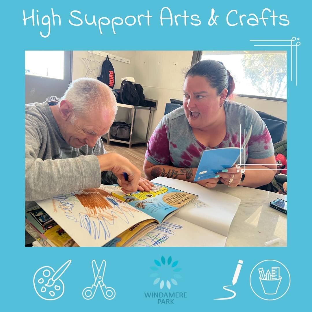 Happy Wednesday Everyone! 🌻

Arts and Crafts is an ongoing program at Windamere Park that participants with all levels of ability can participate in! Drawing is a particularly popular activity amongst our high support group! 🖍️

We are always looki