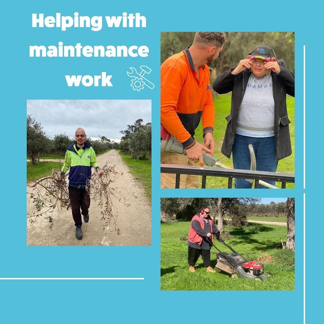 Happy Wednesday Everyone! 🌻 

Our participants have been very busy today helping out around the property with general maintenance work! 🔧

Not only is it a huge help to our amazing grounds staff but it is also an opportunity for our participants to