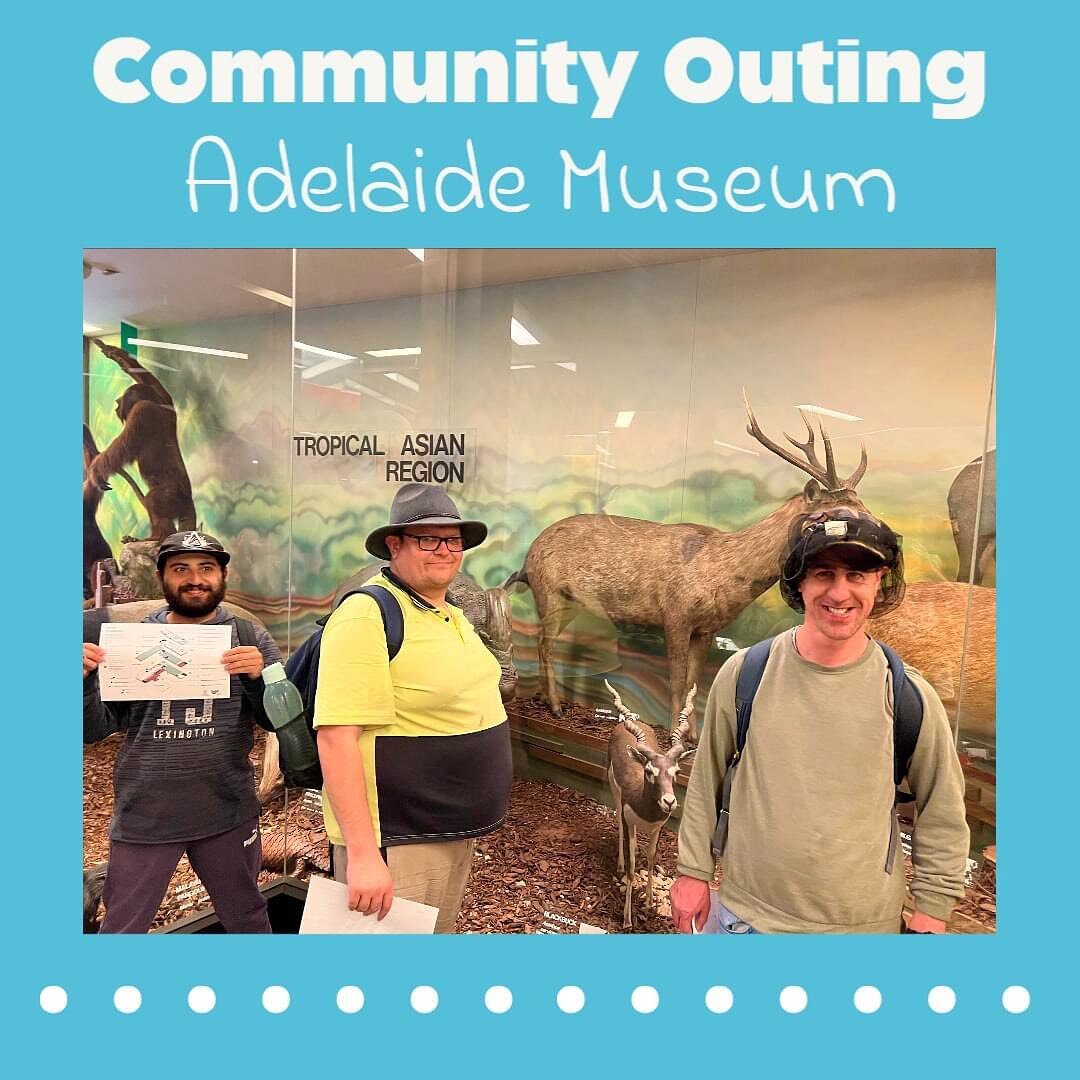 Happy Friday Everyone! 🌻

Our participants love nothing more than ending their week with a fun community outing! For this trip we decided to check out the wonderful Adelaide Museum! 🦖 

They just loved checking out all of the fantastic artefacts on