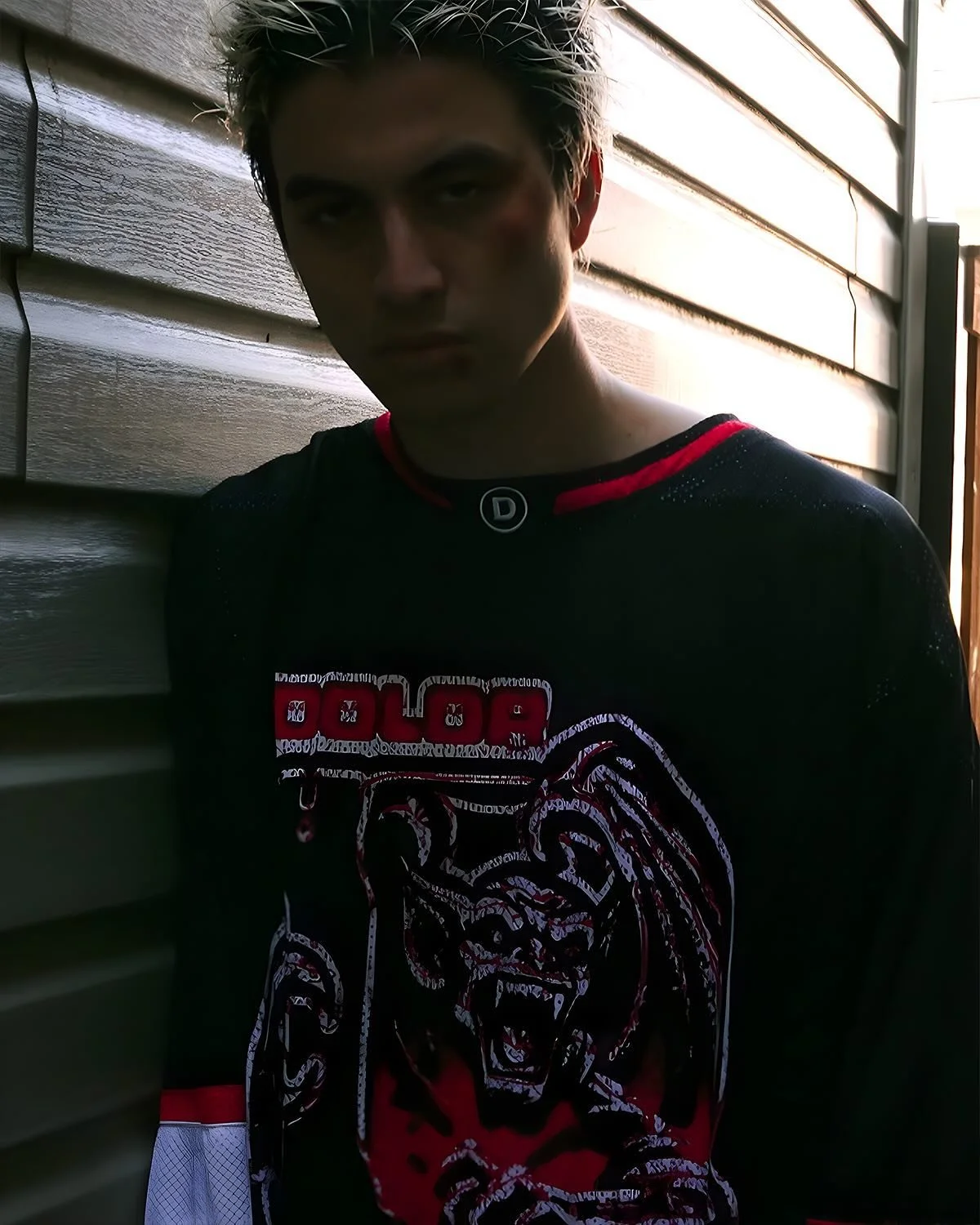 Dolor Hockey Jerseys available online and in-store now @everythingeverythingstore29 @retail_pharmacy @implyofficial 
Visuals @nancypopular 
Models @parkruins @ethangonzalez 
Makeup @aasaulen