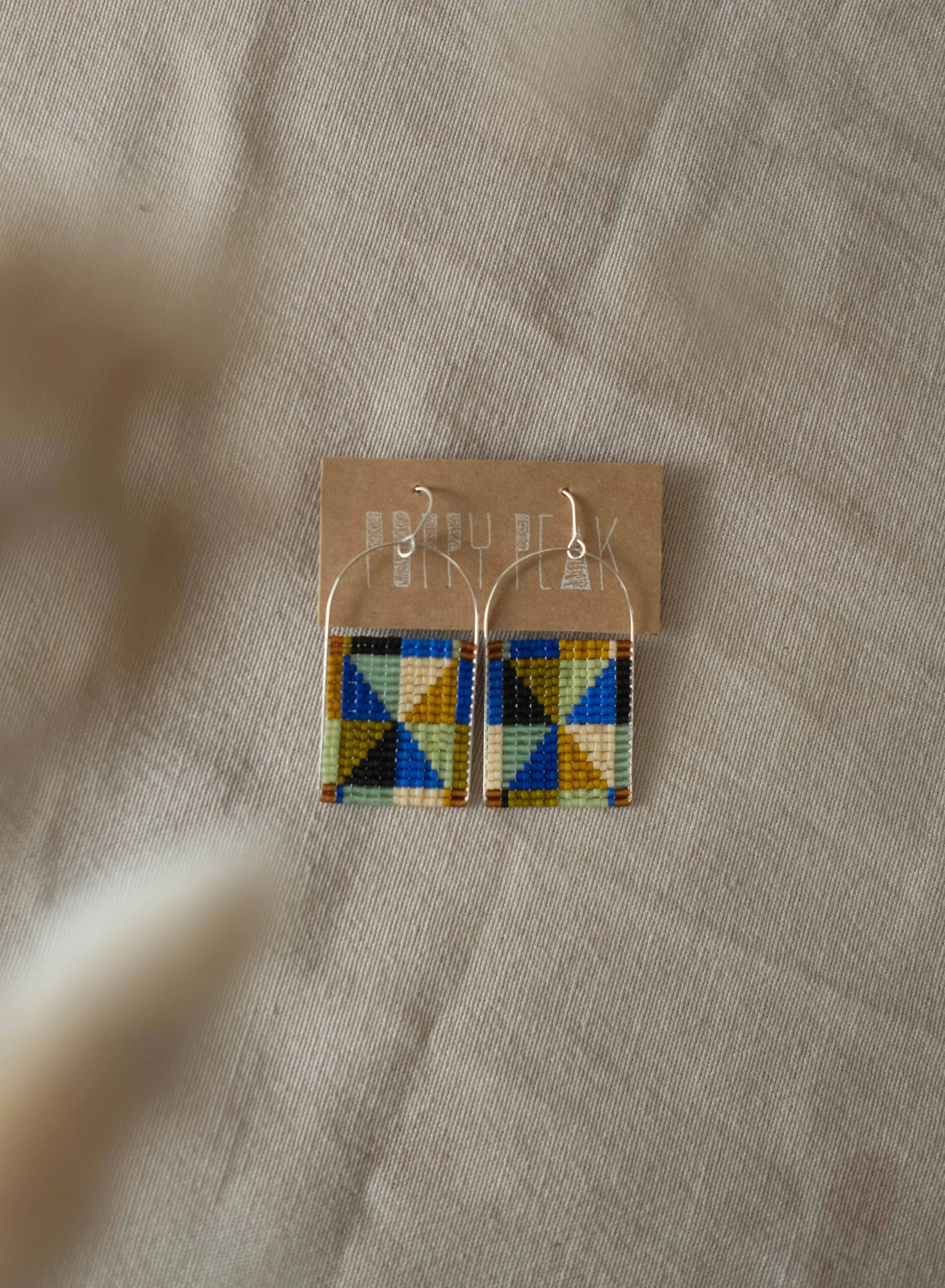 Fractal Arches Earrings by Poppy Peak