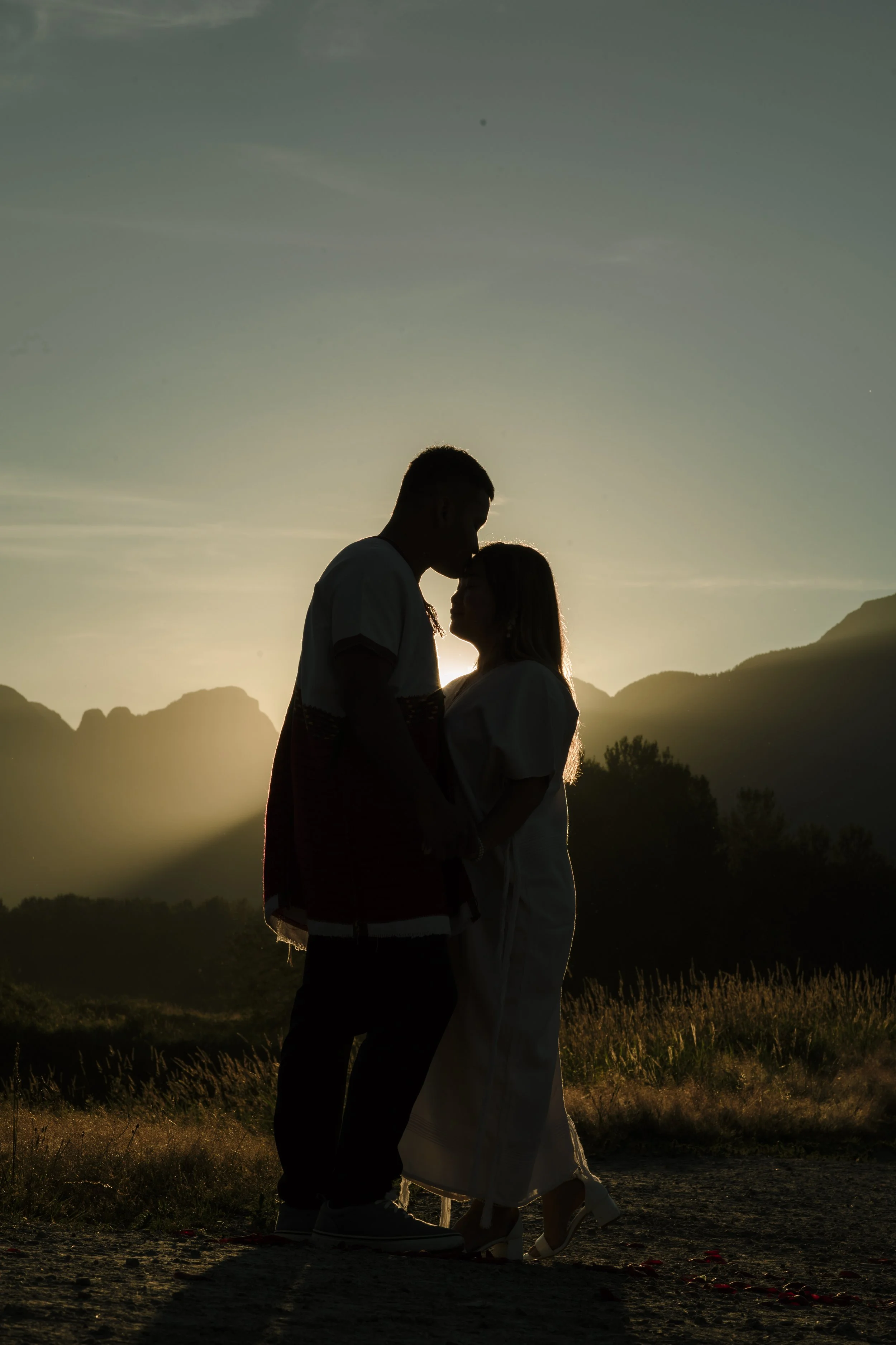 Couple photo in Pitt Lake, Maple Ridge.jpg
