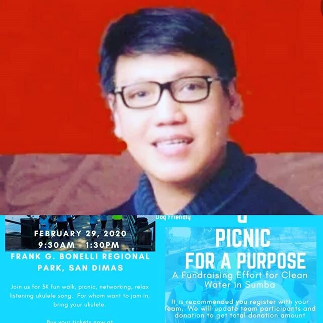 Join us to Fun Walk &amp; Picnic with Purpose Feb 29. Register as soon as possible before Feb 19.

Welcome @jeffrytjandra .

#funwalk #Picnic #cleanwater #fundraiser