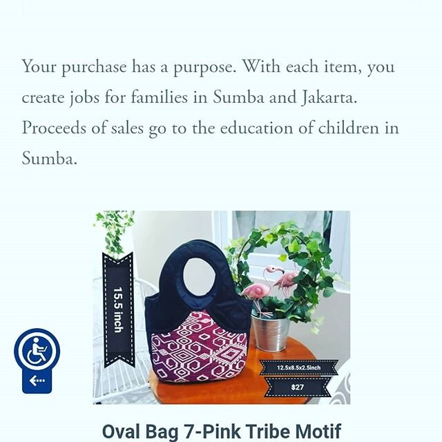 One left..., who want to buy this bag?
Free shipment. 
Buy a product with value of caring for someone you care.

Www.craftinghope.love