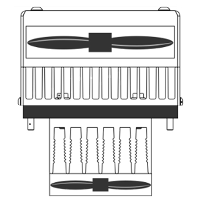 schlanker Kühlkörper 12x12mm thermoelektrischer Kühler Peltier Plattenmodul 