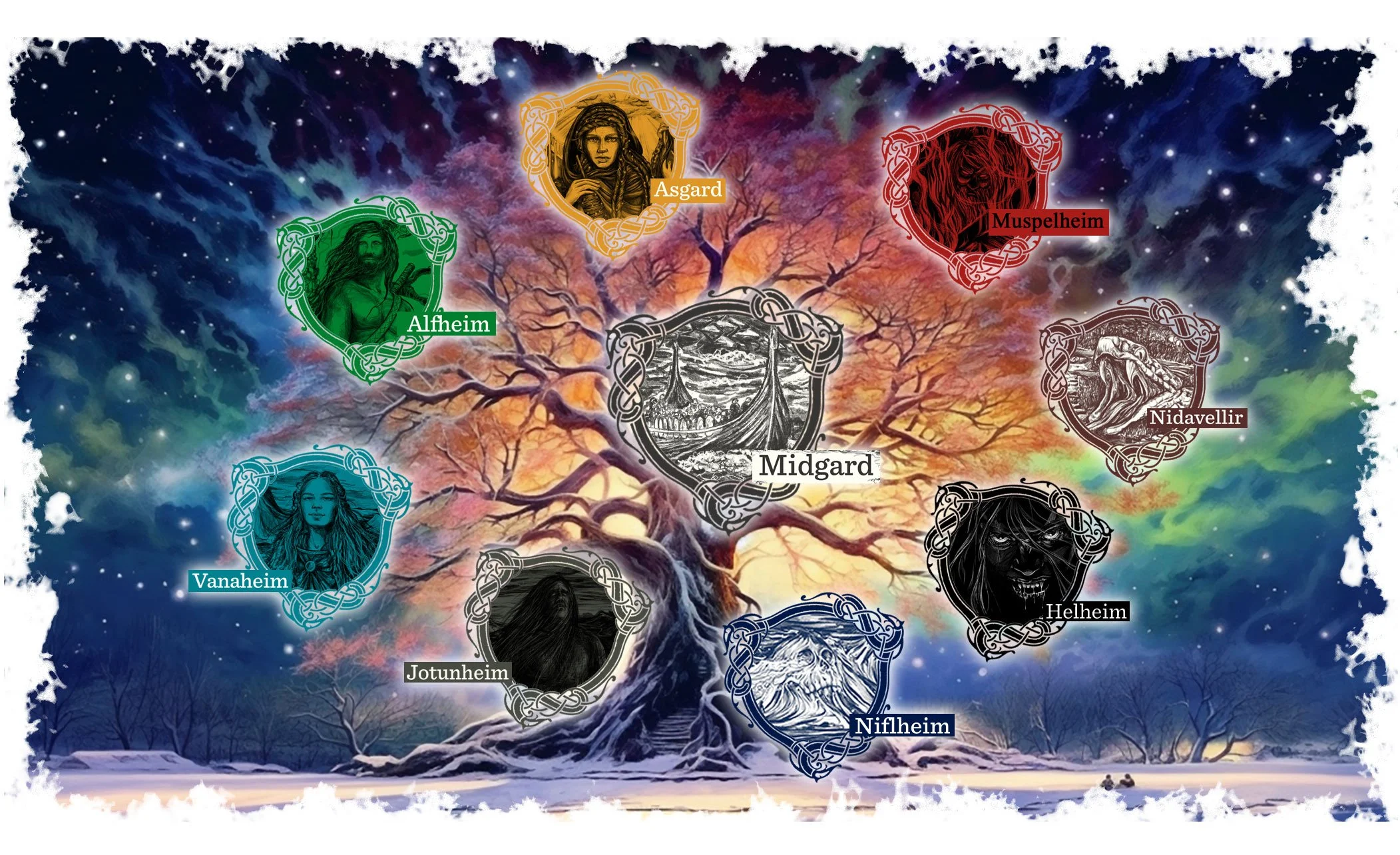 The nine worlds of Norse Mythology Avlyst — Lofoten Fiskerestaurant