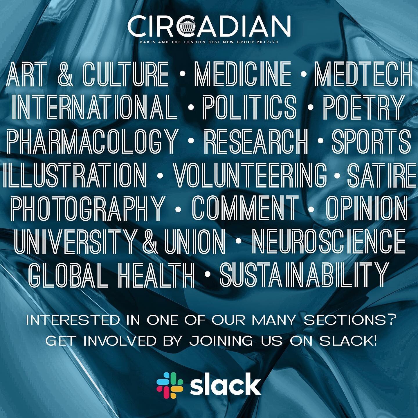 Hello everyone! We hope you are all doing well and are excited for September. As anticipated, we&rsquo;re ready for an even bigger and better second year for The Circadian and we would love for all of you to get involved! With a ton of interesting se
