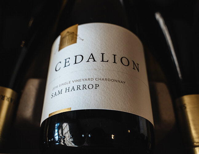 Sam Harrop Cedalion Wine Label