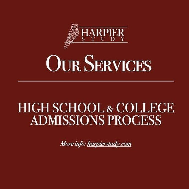 We are often asked if we work with high school AND college admissions in the states, and that answer is yes ‼️ Our students are prepared for the entire admissions process, starting as early as the beginning of high school. Our advisors mold your mind