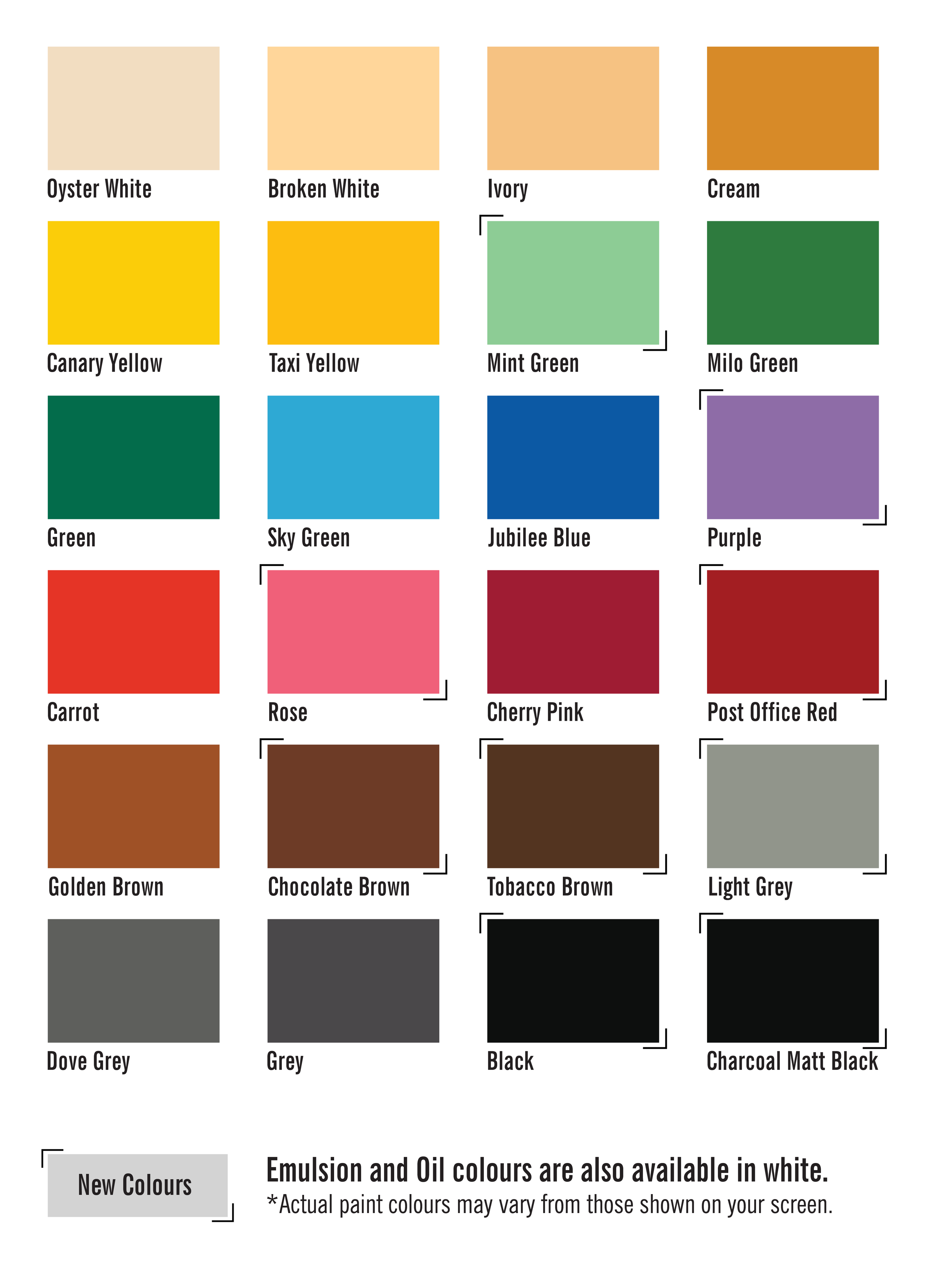 Comprehensive Wall Colour Paint Chart Discover Perfect Hues For Every 