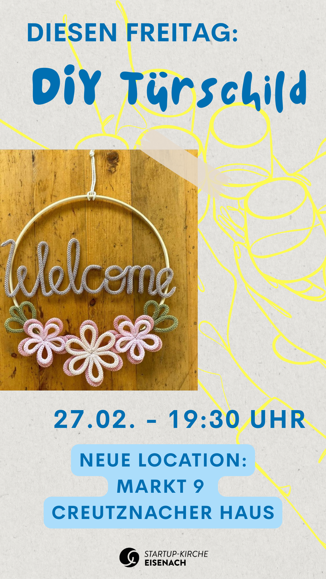 Ladiesnight - Türkranz basteln 