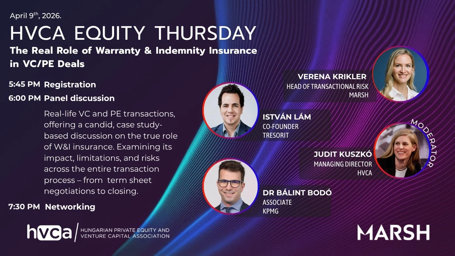 HVCA EQT x MARSH: Exit Stories Unfiltered: The Real Role of Warranty &amp; Indemnity Insurance in CV/PE