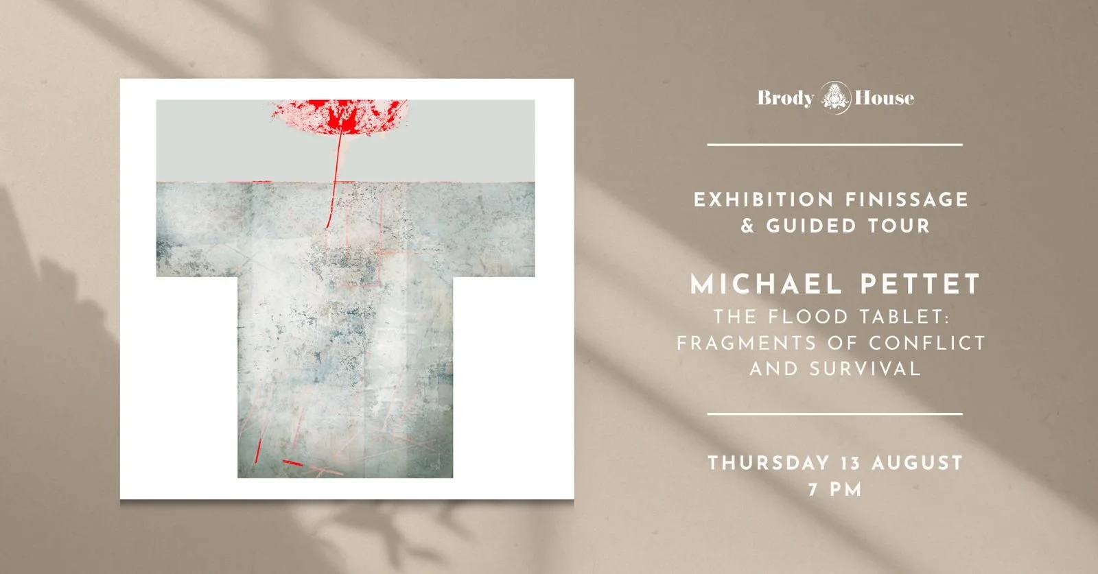 Michael Pettet: The Flood Tablet | Exhibition Finissage