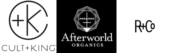 cult+king, afterworld organics, r&co