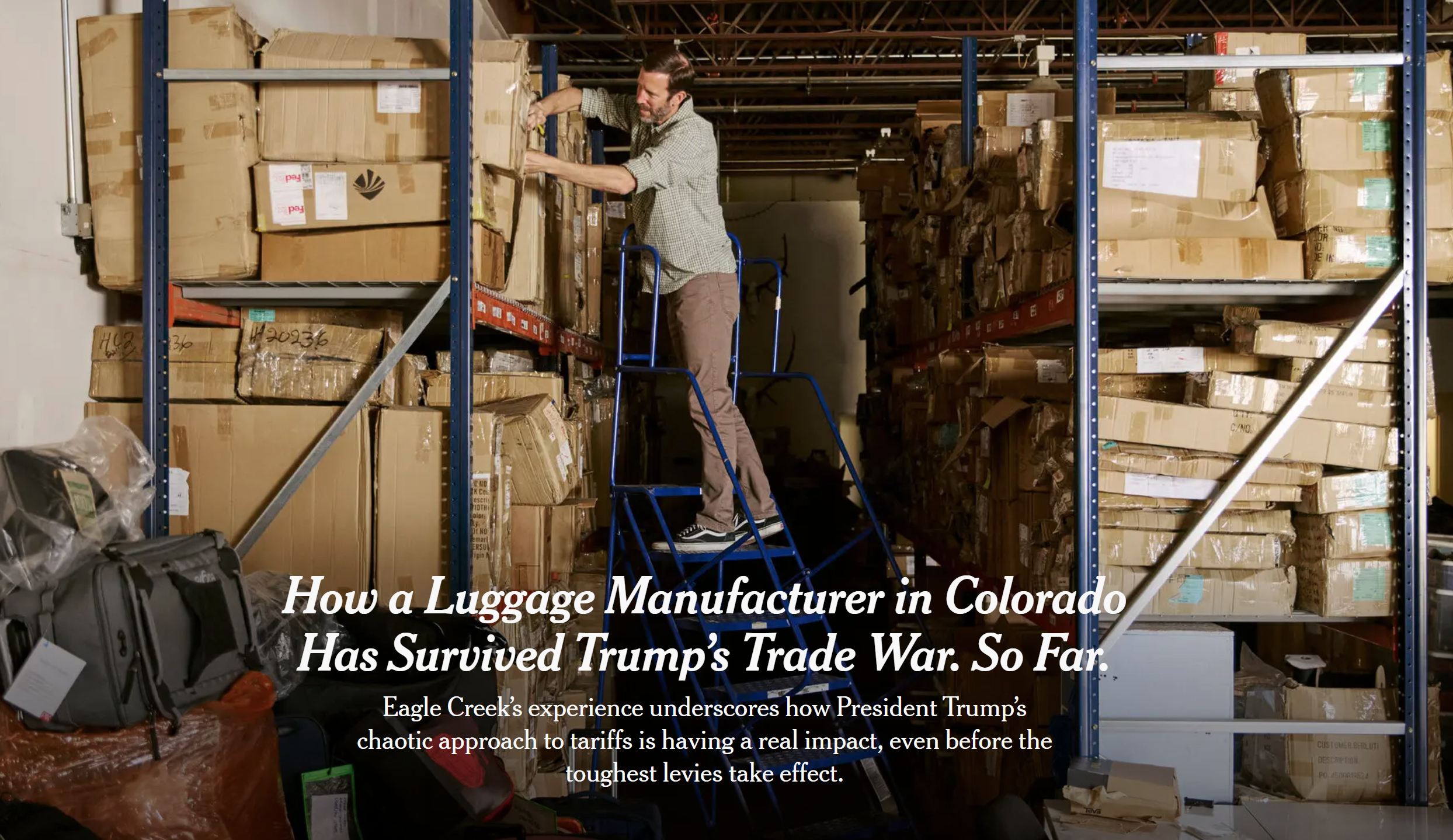 Luggage Maker Navigates Twisting Path of Trade War