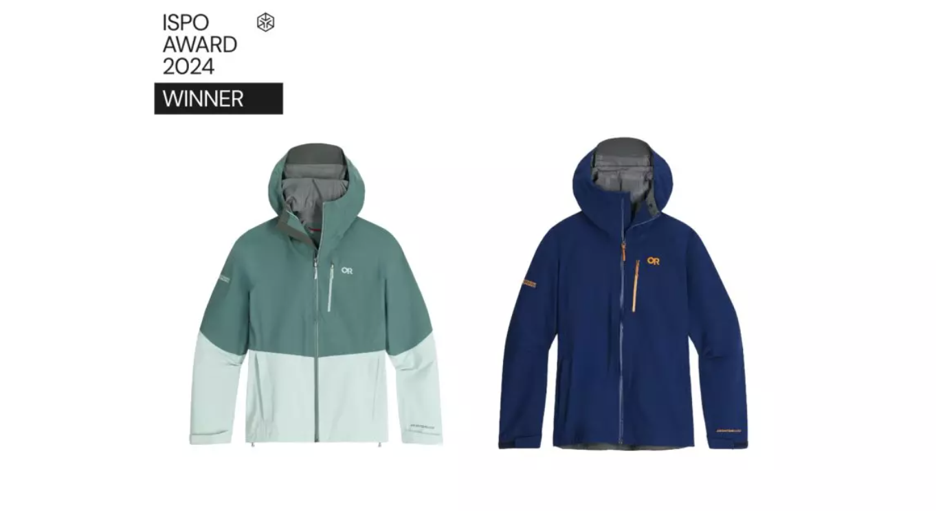ISPO Award Winner 2024: Outdoor Research's Foray and Aspire 3L Jackets