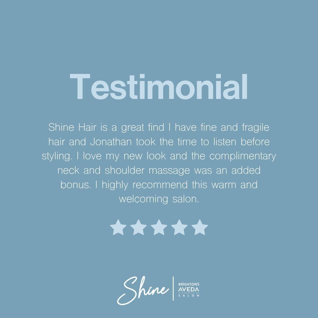 Thank you for such a wonderful review 💫

At Shine, we believe in going the extra mile to ensure your comfort and relaxation. Enjoy a complimentary neck and shoulder massage as a special bonus during your visit because you deserve to be pampered.

Bo