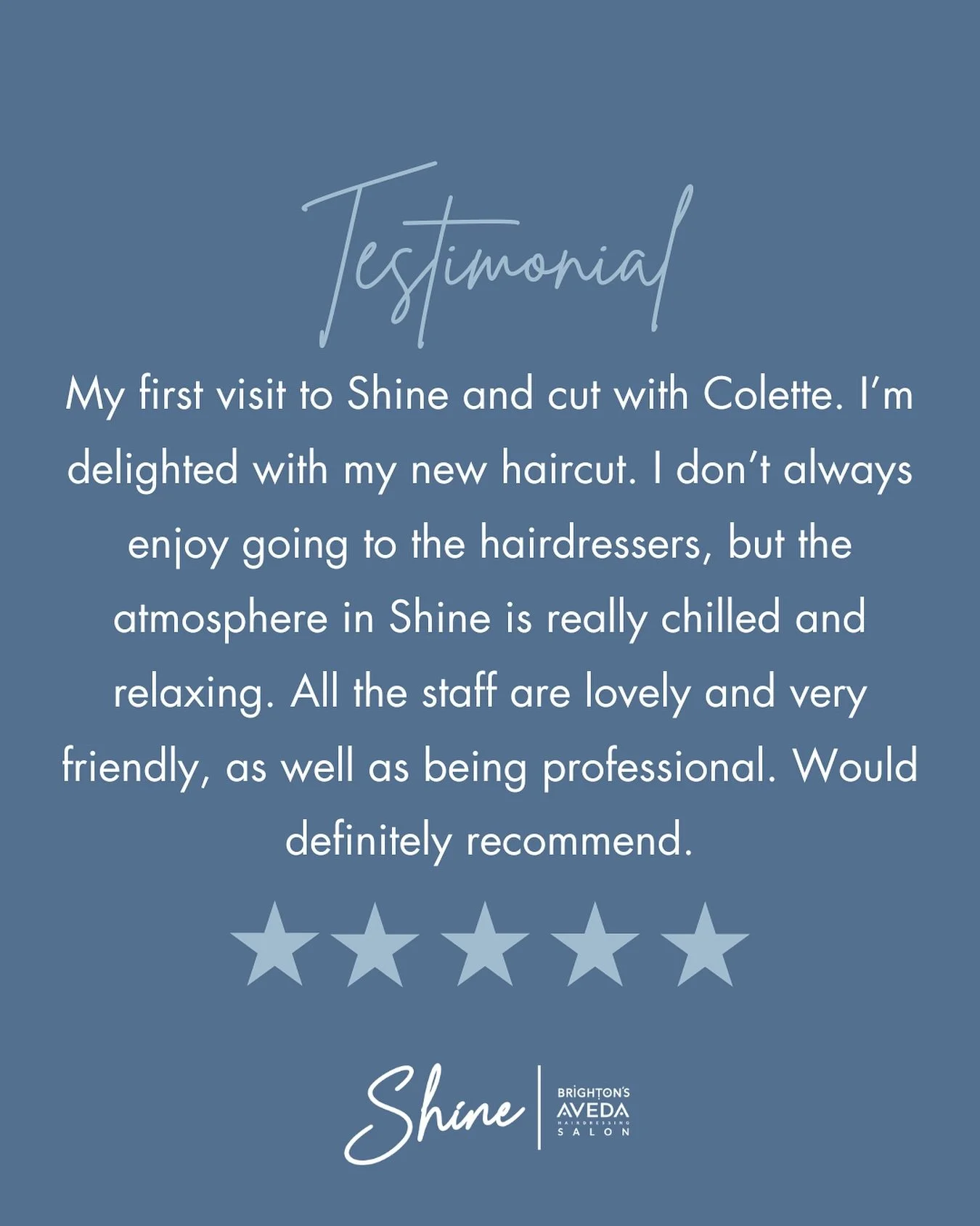 We&rsquo;re so grateful to our lovely clients for taking the time to leave us a review 💙

Whether it&rsquo;s your first visit or you&rsquo;ve been with us since the beginning, we want every appointment to feel special - so you leave looking and feel