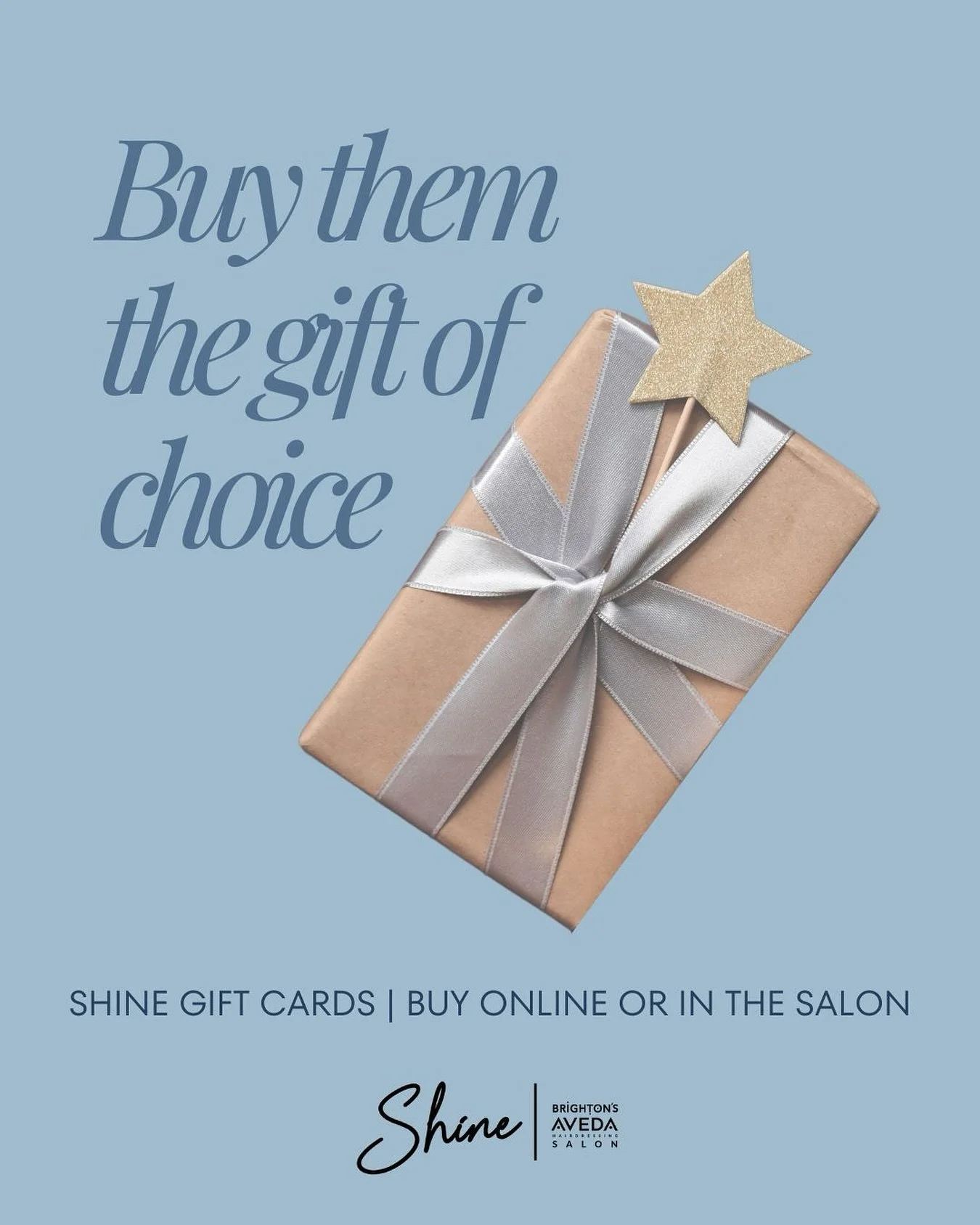 Give the gift of great hair this Christmas 🎁✨

Still looking for the perfect present? Our Shine Gift Cards make gifting easy &mdash; whether it&rsquo;s a fresh cut, a gorgeous colour, or a little well-deserved self-care.

✨ Perfect for last-minute g