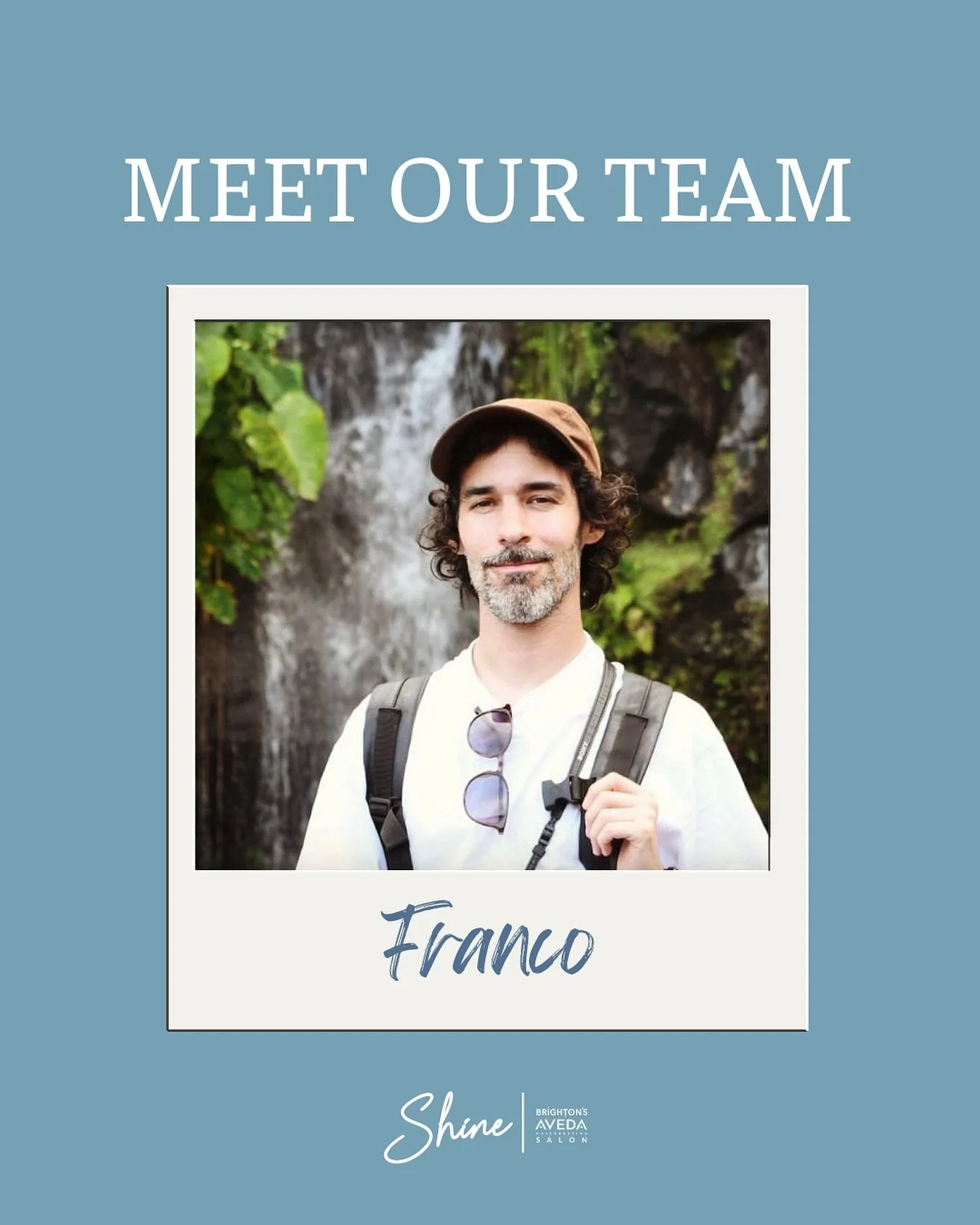 It&rsquo;s time to meet another member of Team Shine &ndash; say hello to Franco! 👋

With over 20 years of experience creating beautiful cuts and colours, Franco joined us after working with Aveda in Manchester &ndash; and we&rsquo;re very glad he d
