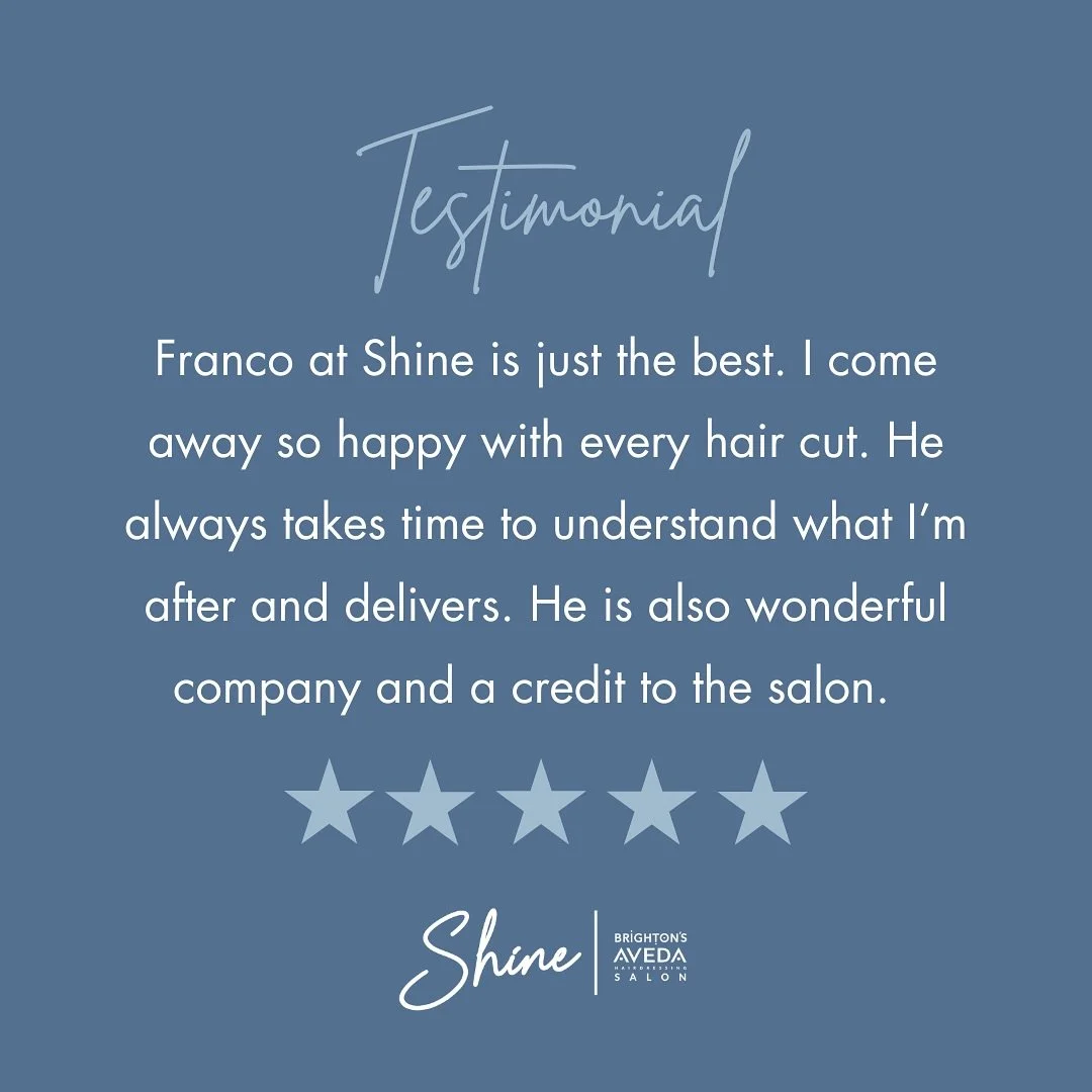 Nothing makes us happier than happy clients 💙

Ready to fall in love with your hair? book your next appointment via the link in our bio 

#BrightonHairdresser #BrightonSalon #BrightonHair #AvedaBrighton #AvedaSalon #NorthLaineBrighton #ShineHairBrig
