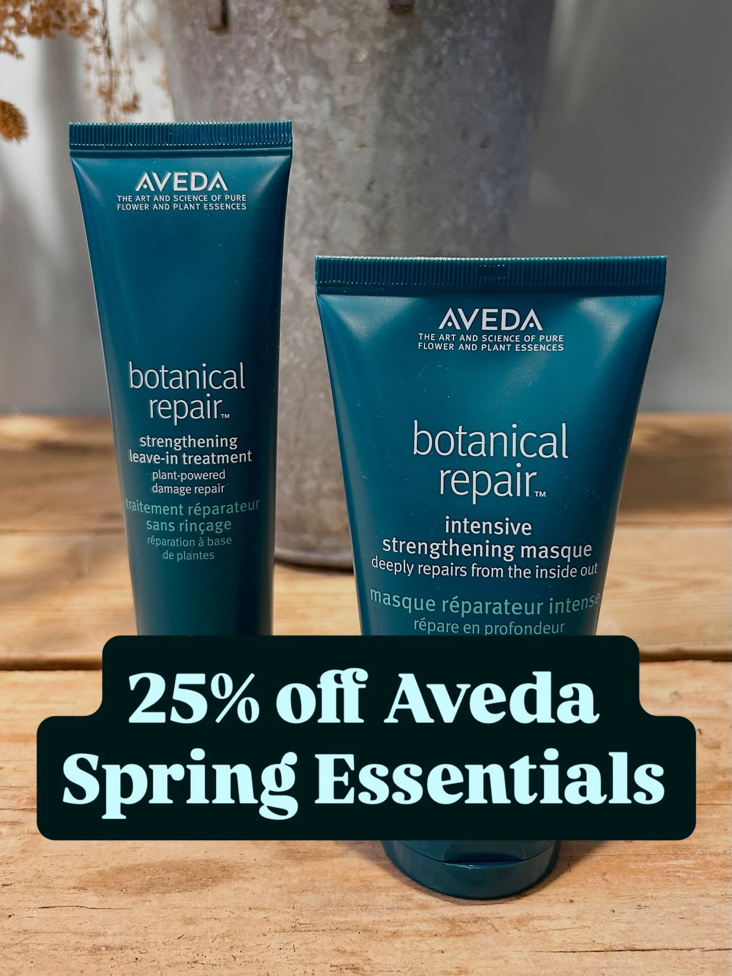 The sun FINALLY made an appearance today 🙌☀️ So, we&rsquo;re taking it as our sign that spring is on the way 🌸

Which makes it the perfect time to refresh your haircare routine or stock up on some of your favourites. Enjoy 25% off Aveda spring esse