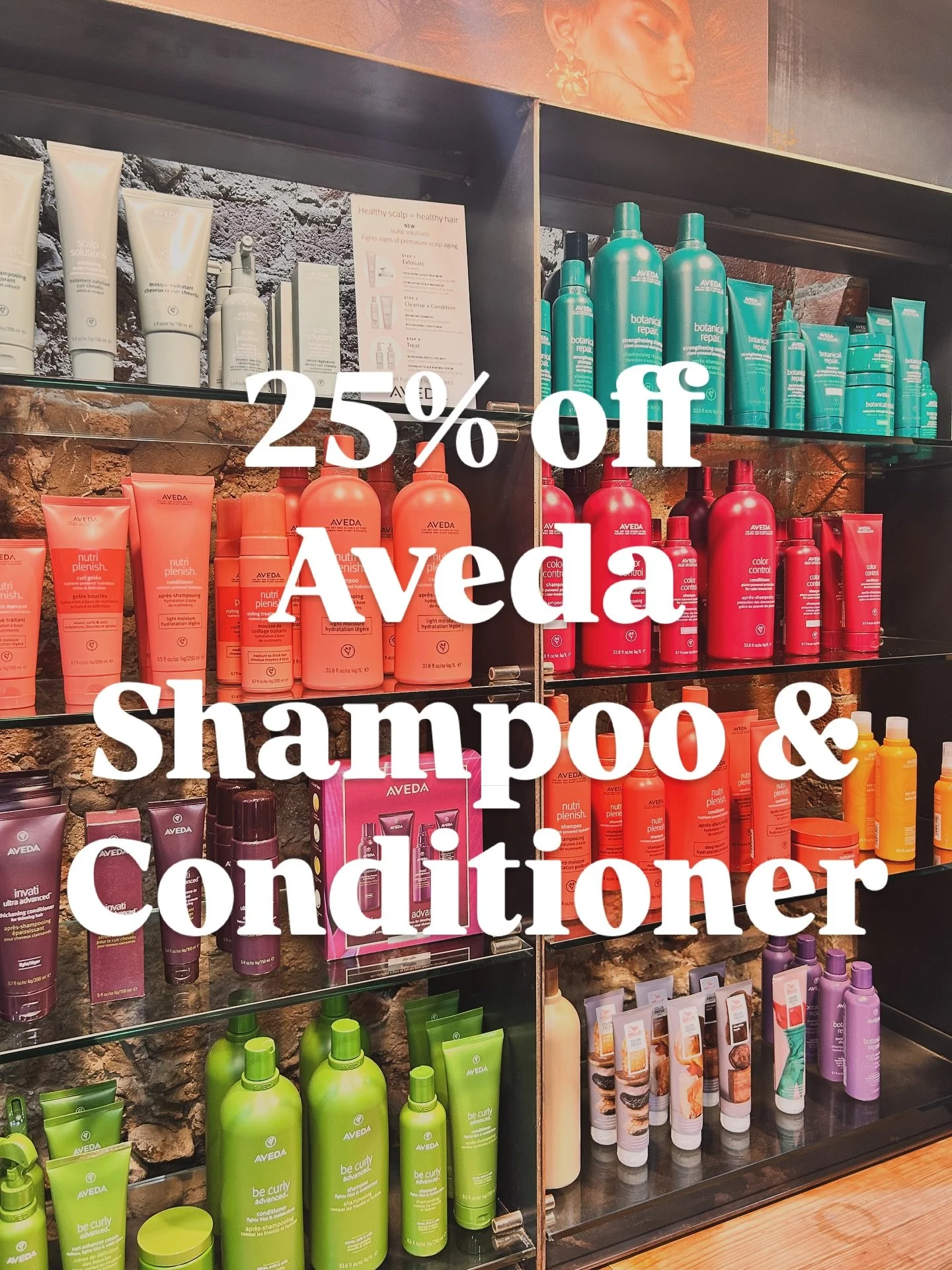 ✨ 25% OFF AVEDA Shampoo &amp; Conditioner ✨

From 27th&ndash;29th August, enjoy 25% off @avedauk shampoo &amp; conditioner in the salon. 🌿

It&rsquo;s the perfect time to stock up on your favourites and keep your hair looking and feeling its best.

