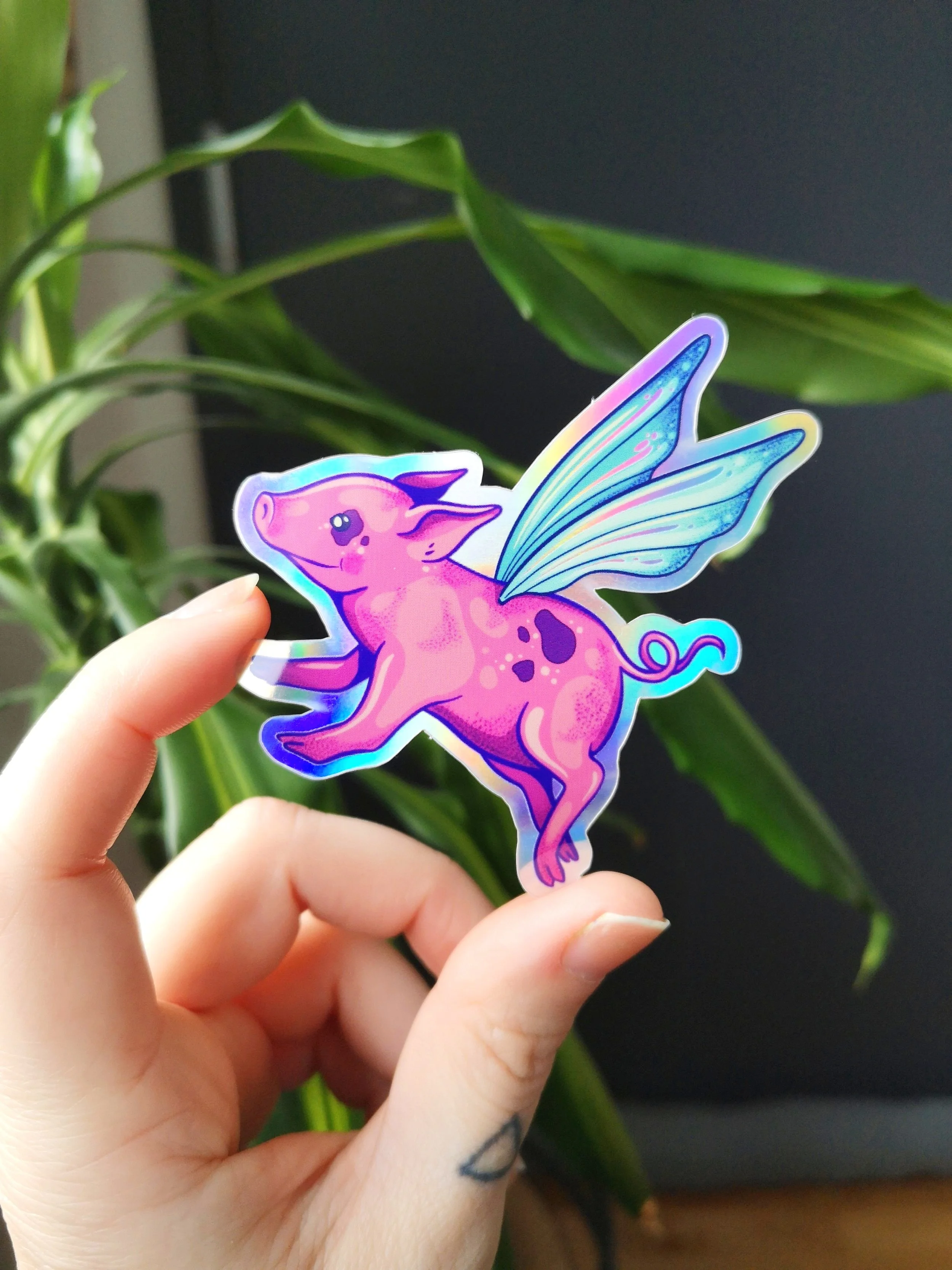 Timmy - Holographic Sticker