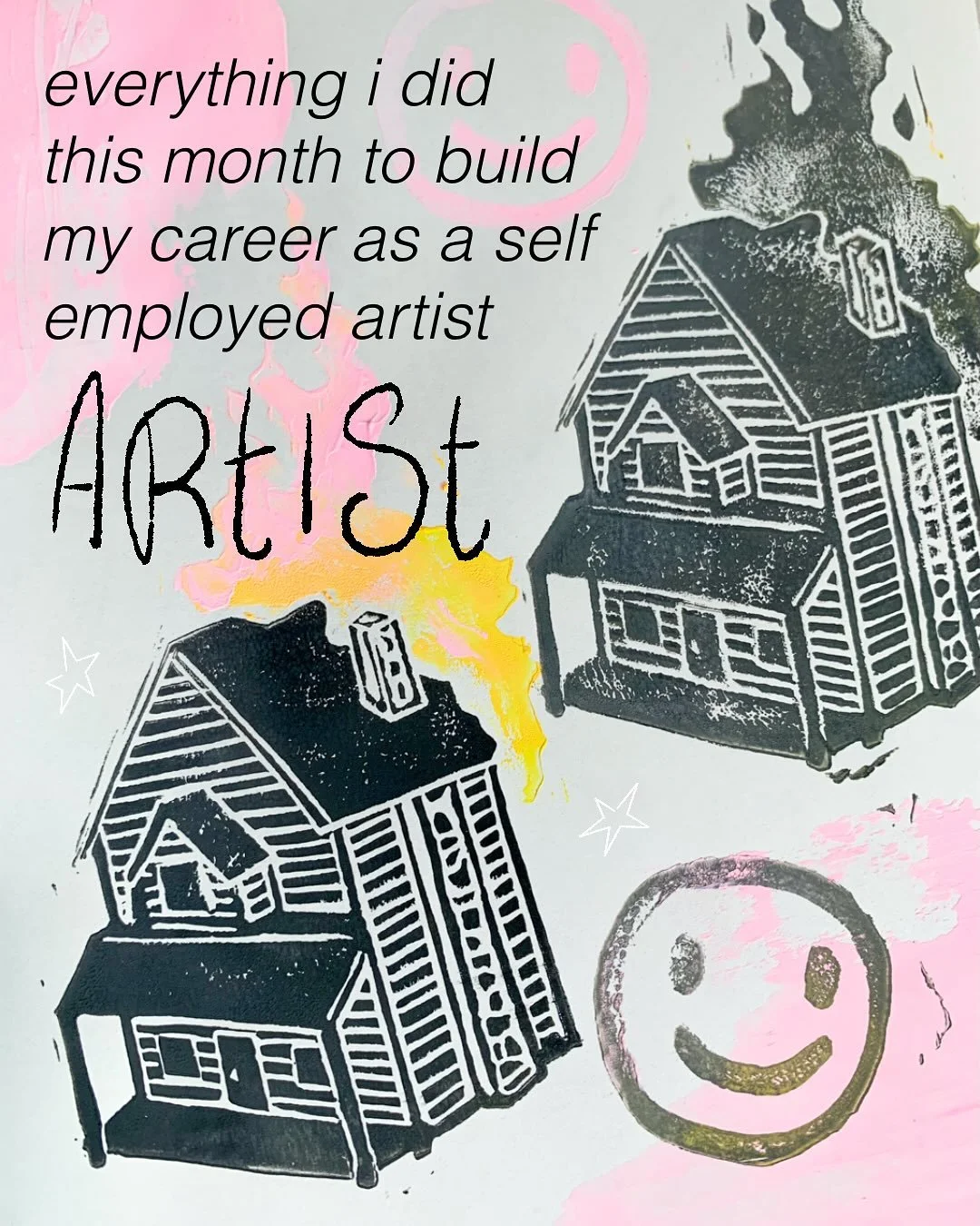 *almost* everything I have been working on this month.

✎ Updated my portfolio/website to reflect the current work I am making. This felt like a good reset for the year. I&rsquo;m hoping having current and relevant work on my website will help when a