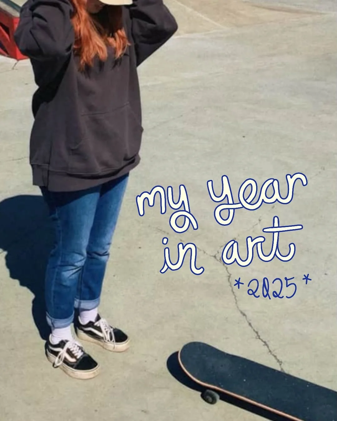 my year in art 💫 inspired by @juliemac__ 

Looking back I&rsquo;m pretty proud of how much I painted this year, in previous years it&rsquo;s been mostly digital work&hellip; 🤞hoping to keep this up in 2026.