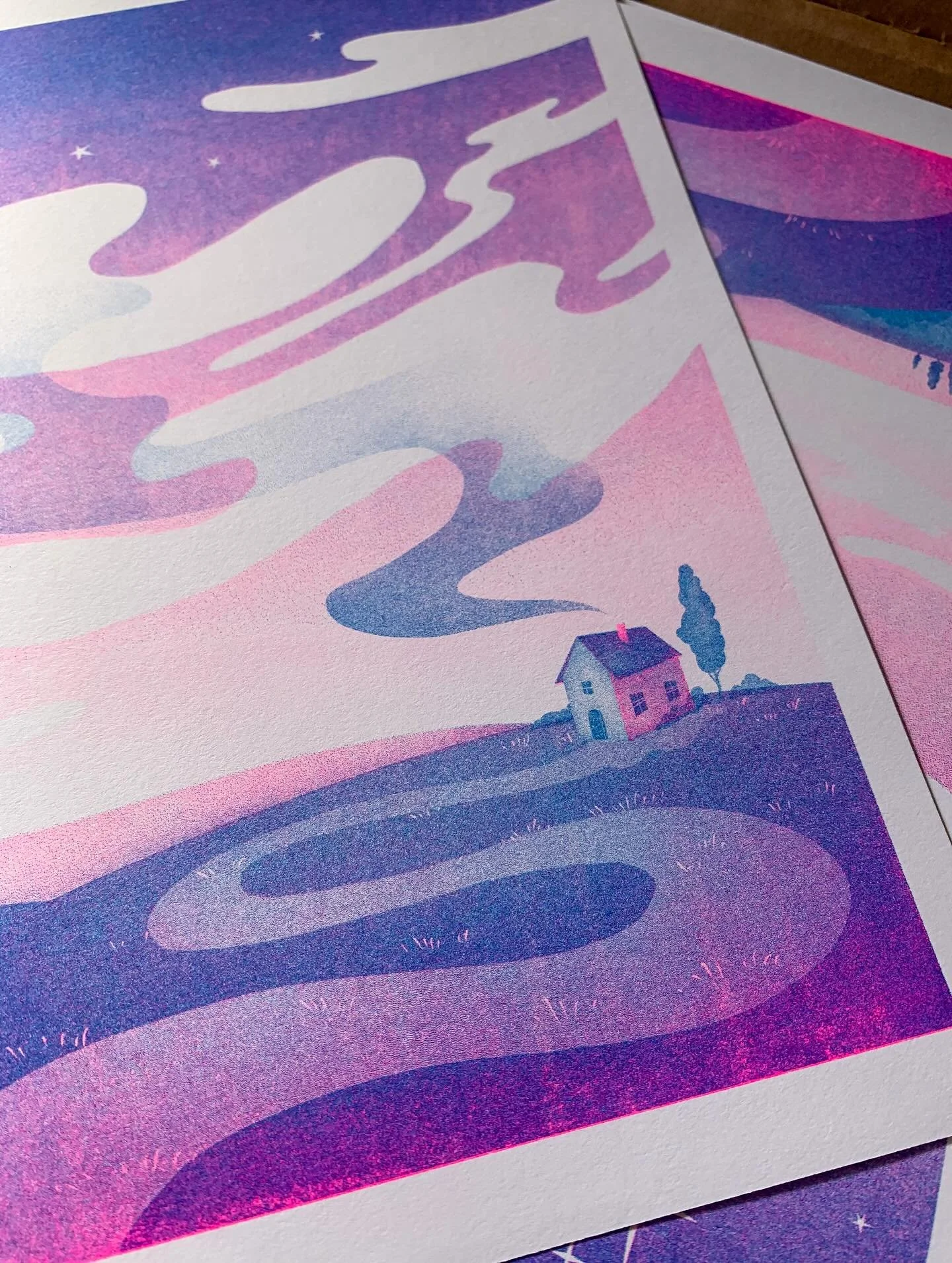 Under the stars ✨ a last minute edition to the print collection, turned out to be one of my favourites.

Get yours next weekend @dartmouthmakers  spring pop up at IKEA!

Happening April 25th-26th 🌷