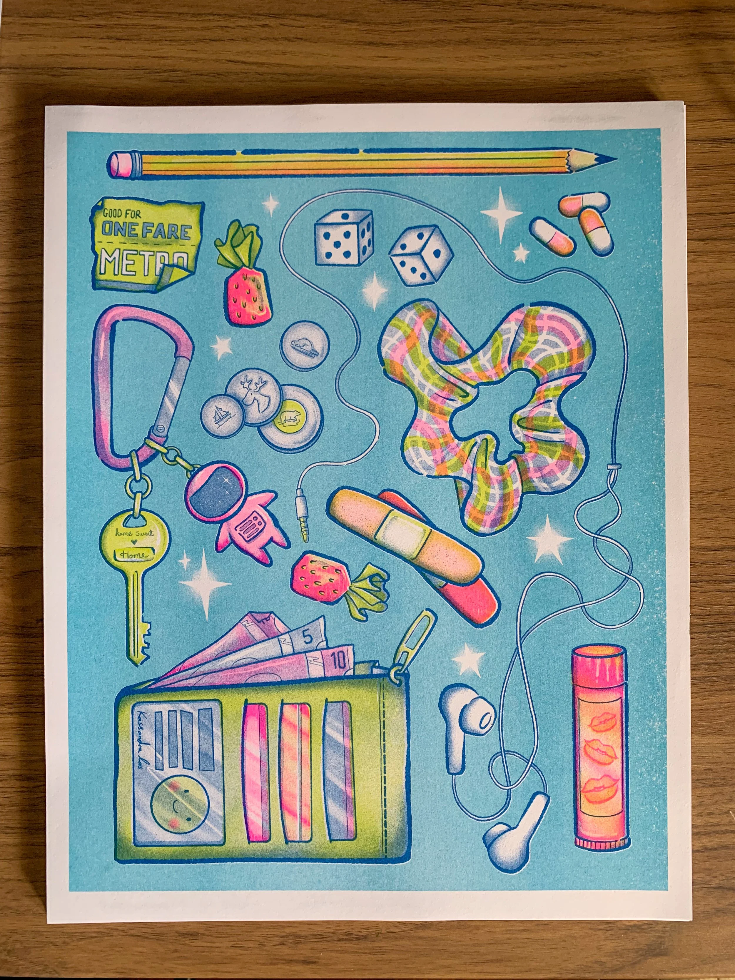 Essentials Risograph Print