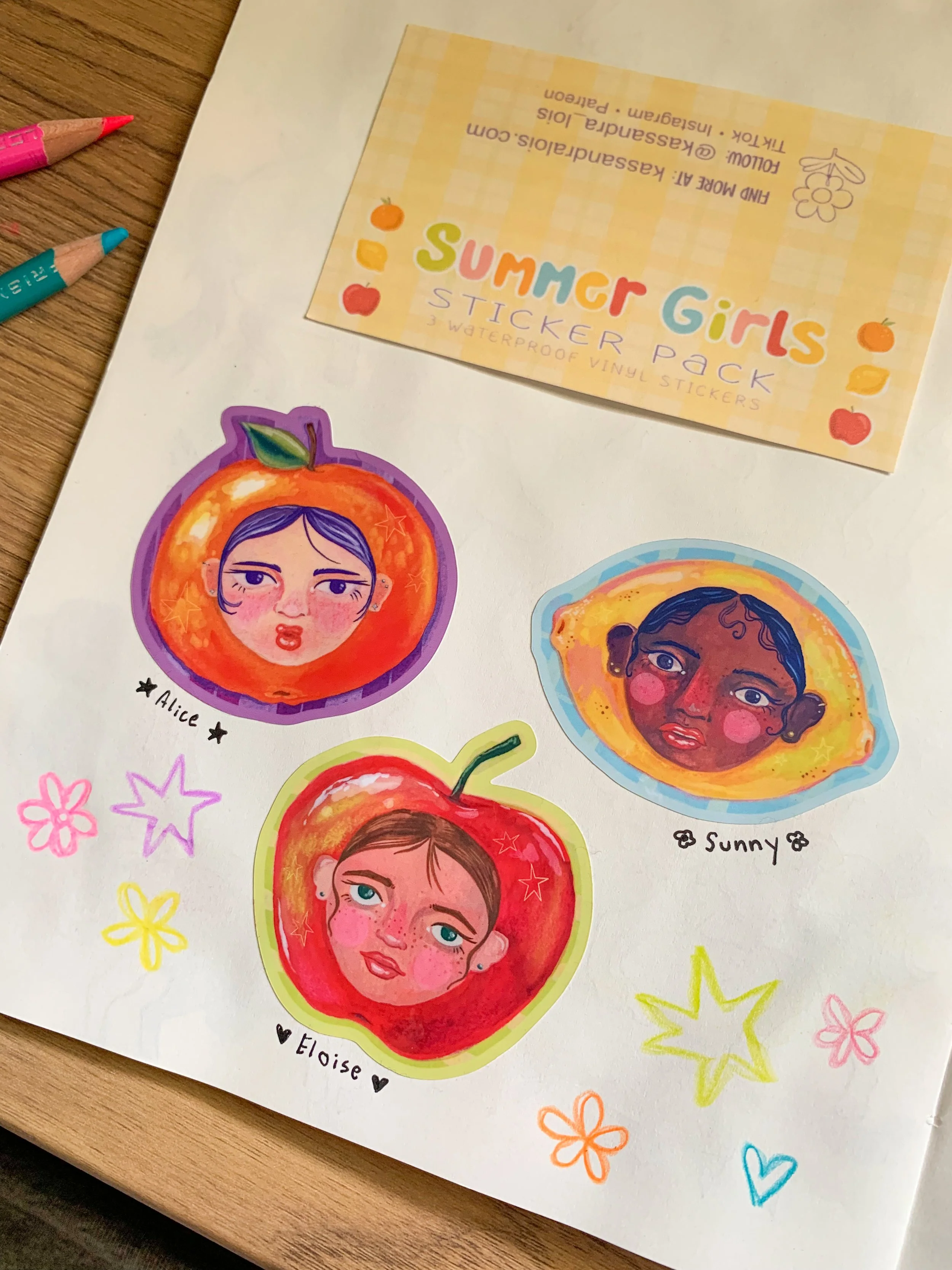 Summer Girls - Sticker Pack