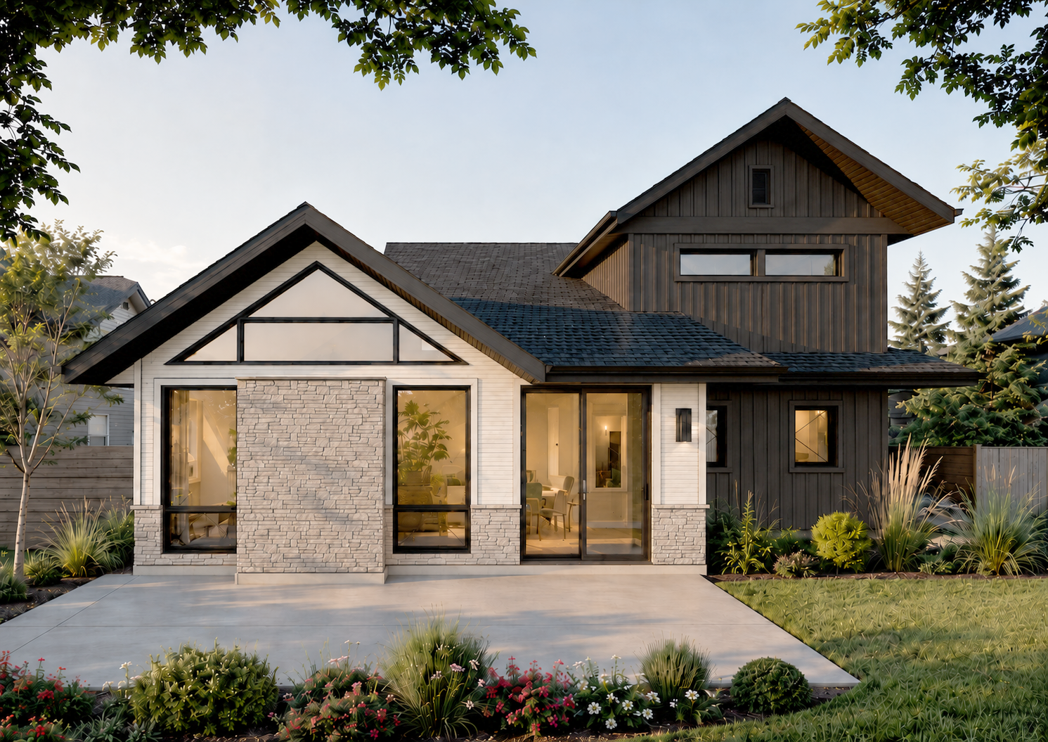 Render of Westmount 128 custom by Urbis Infill Homes in Edmonton.