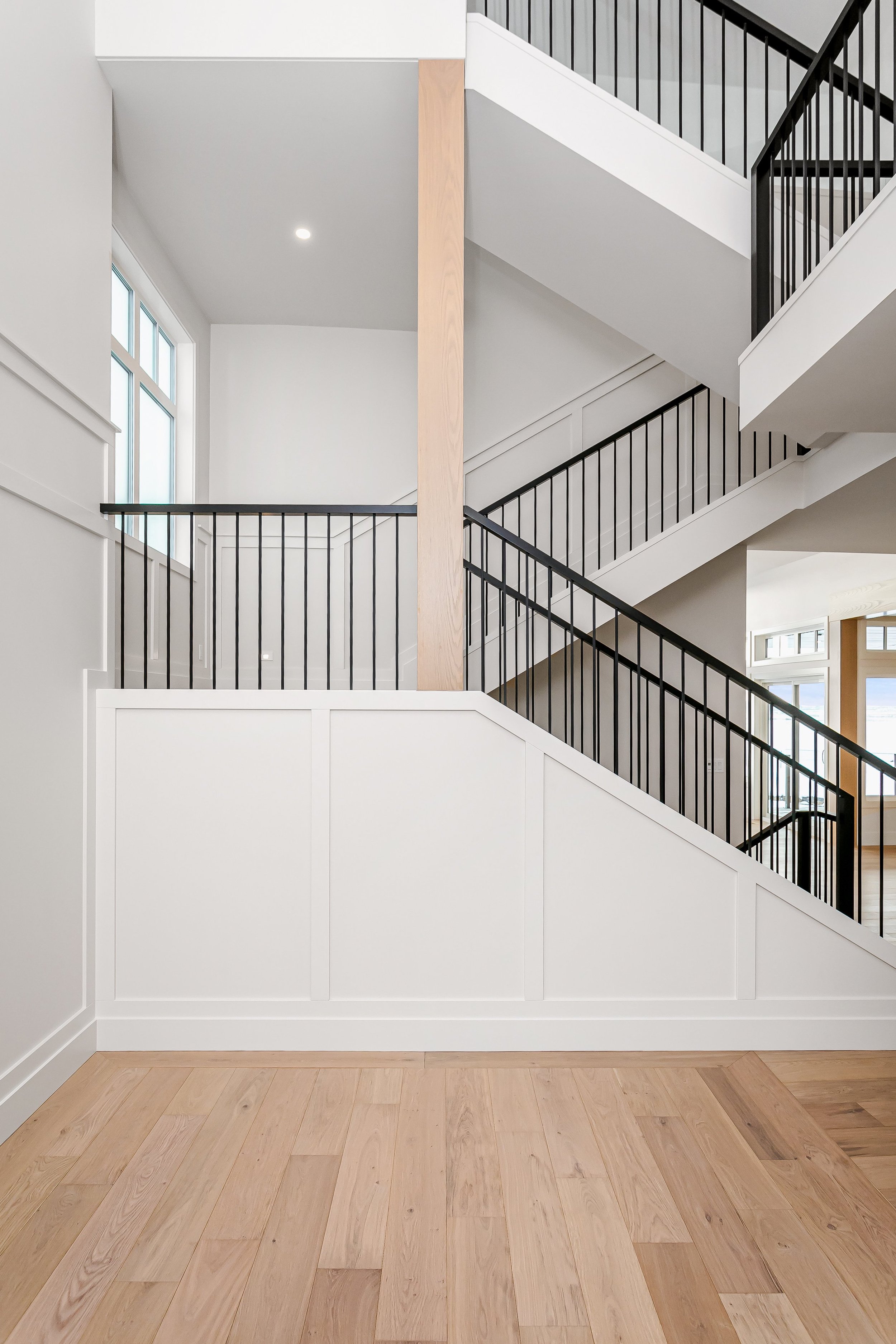 Foyer in the Lakefront at 24 Jubilation Drive in Jensen Lakes St. Albert by Urbis Infill Homes. (Copy)