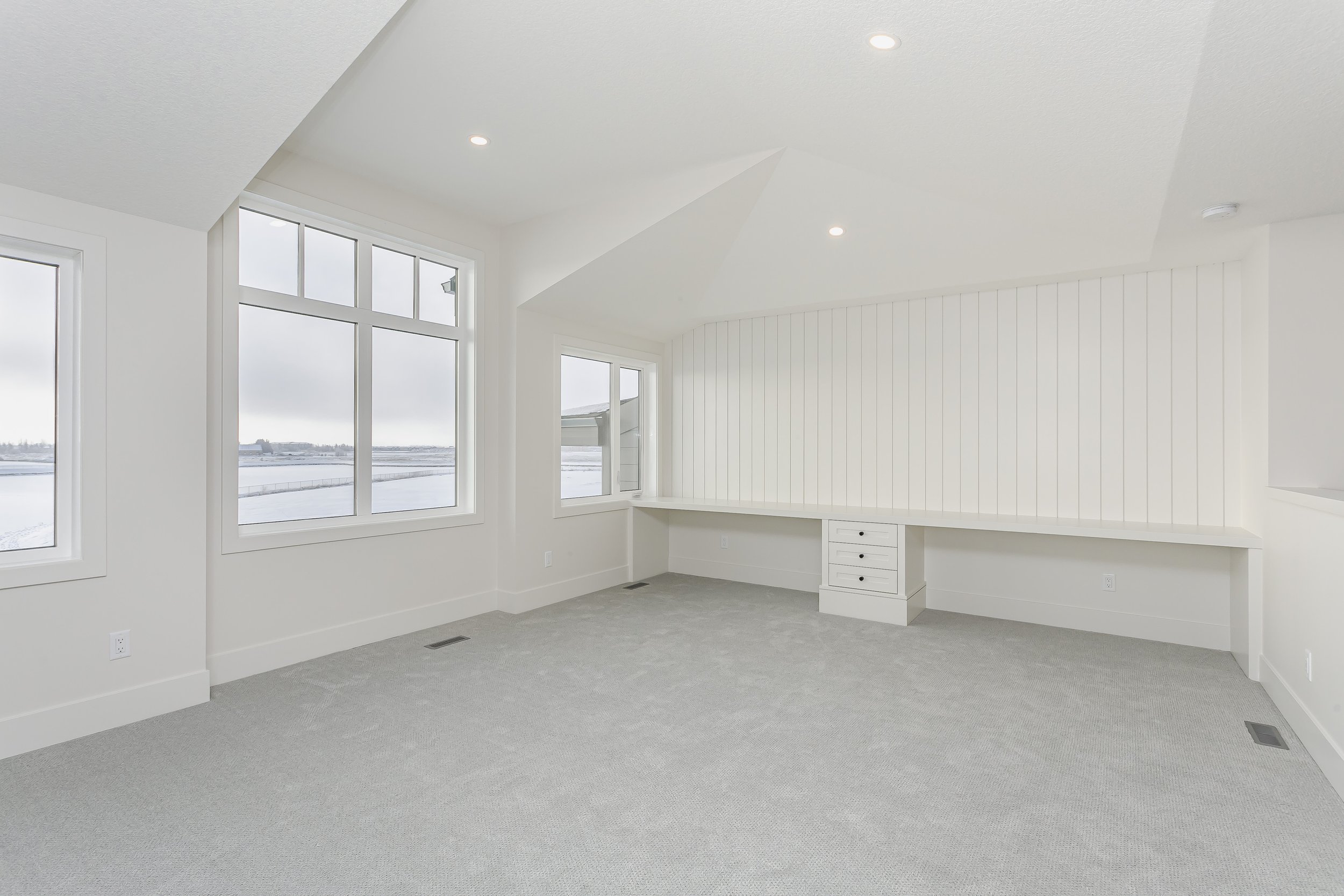 Bonus room in the Lakefront at 24 Jubilation Drive in Jensen Lakes St. Albert by Urbis Infill Homes. (Copy)