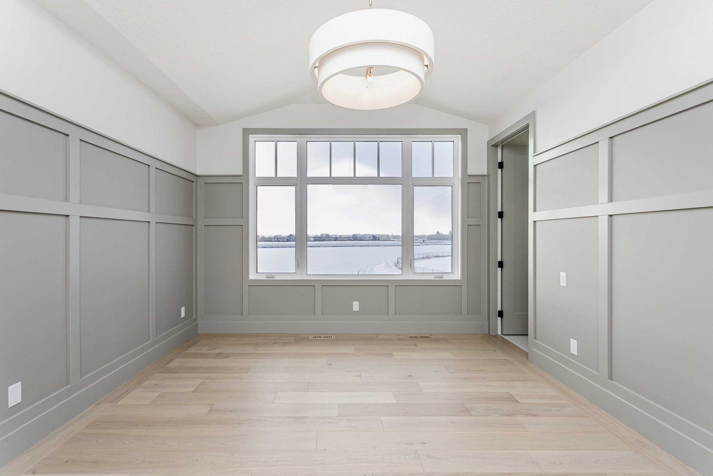 Primary bedroom in the Lakefront at 24 Jubilation Drive in Jensen Lakes St. Albert by Urbis Infill Homes. (Copy)