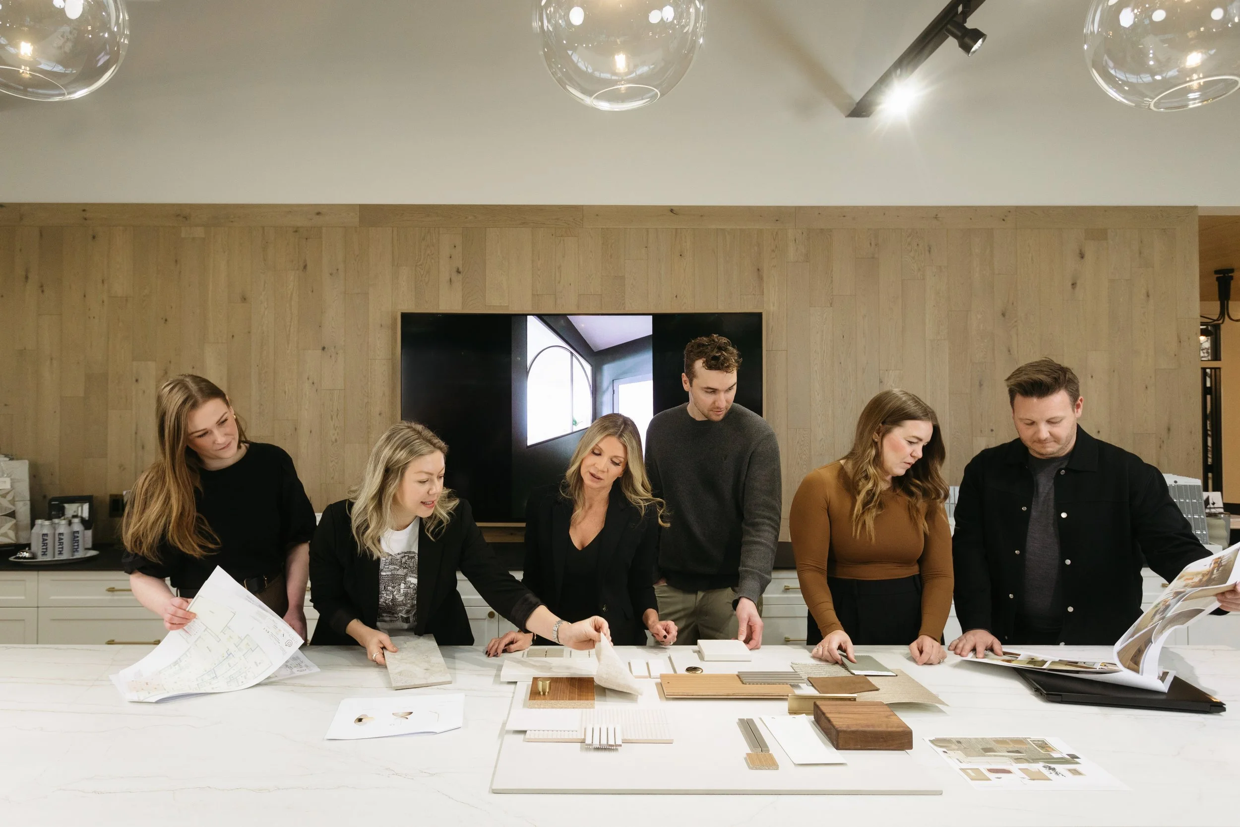 Selections for the Mackenzie Drive Reno in Crestwood by Urbis Infill Homes in Edmonton.