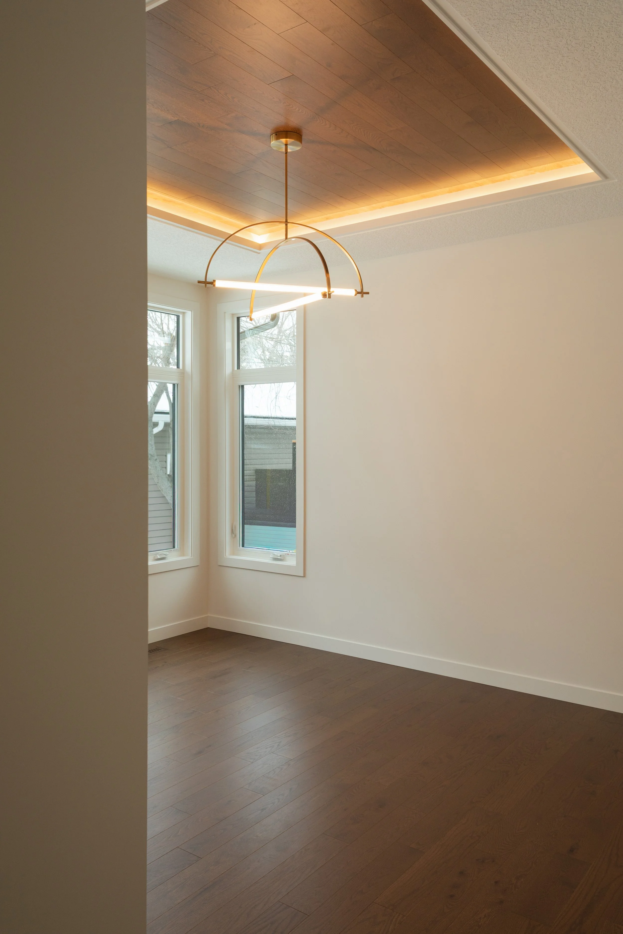 Bedroom in Parkview 89 custom home by Urbis Infill Homes in Edmonton.