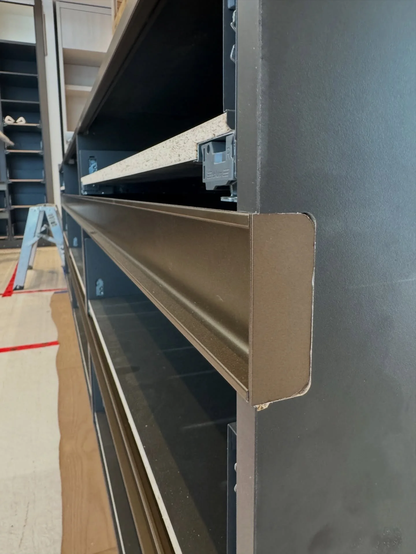 The beauty is in the details, especially the ones you don&rsquo;t always see.
⁠
Custom rift cut oak wall paneling in preparation, ultra‑clean baseboard reveals, and premium custom cabinetry hardware, all requiring careful planning and precise executi