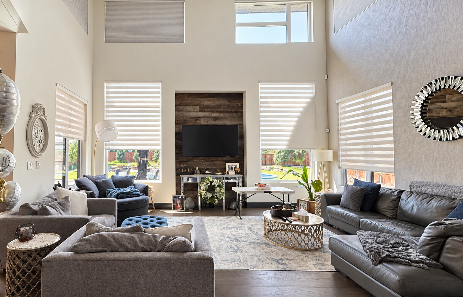Great room in the Sherwood Park Reno by Urbis Infill Homes.