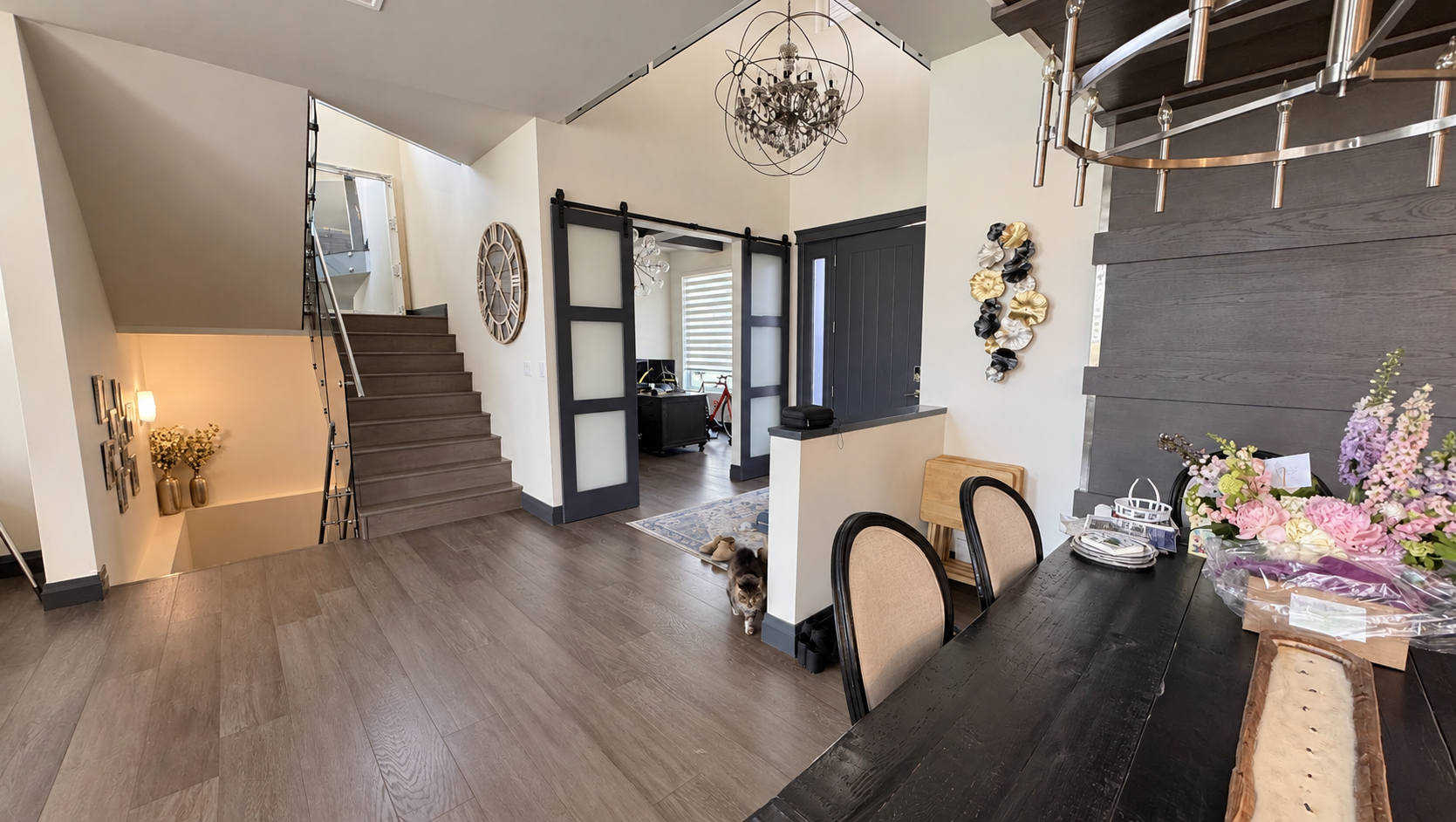 Main floor  in the Sherwood Park Reno by Urbis Infill Homes.