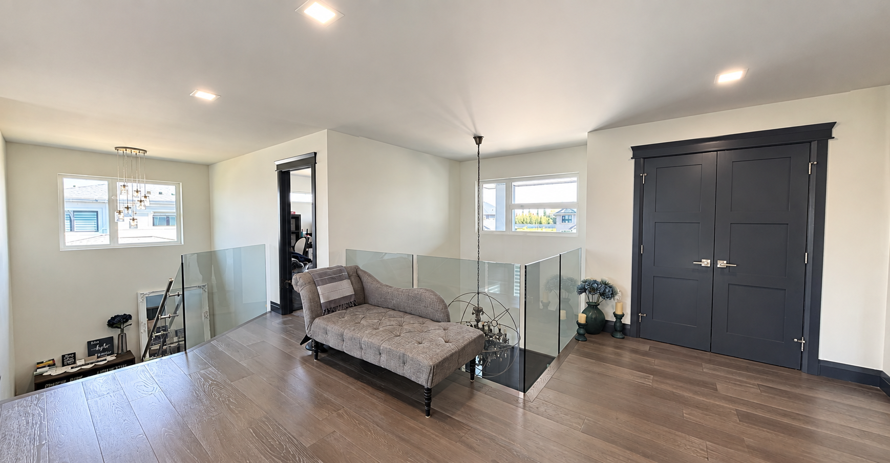 Upper floor in the Sherwood Park Reno by Urbis Infill Homes.