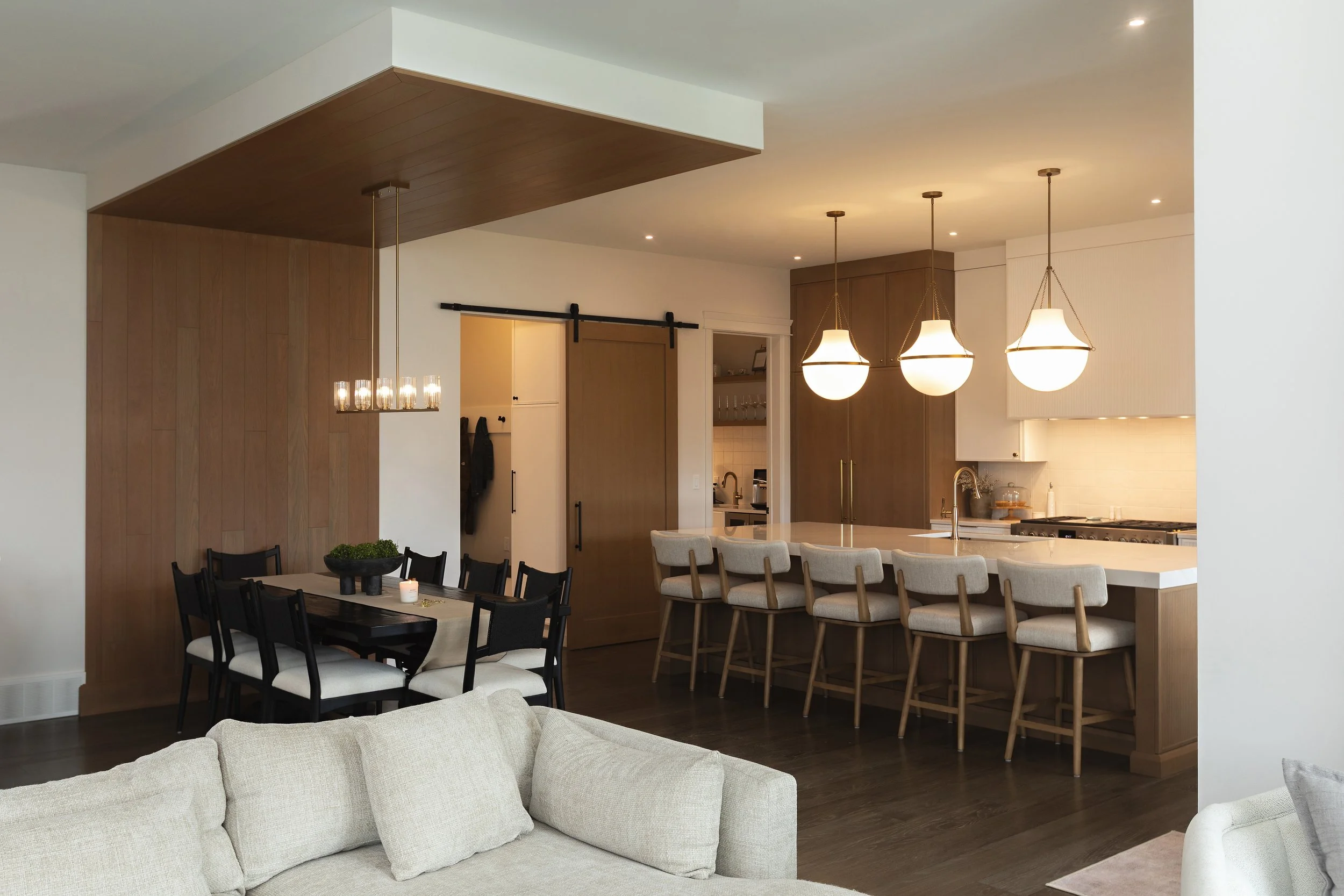Kitchen in the Sherwood Park Reno by Urbis Infill Homes.