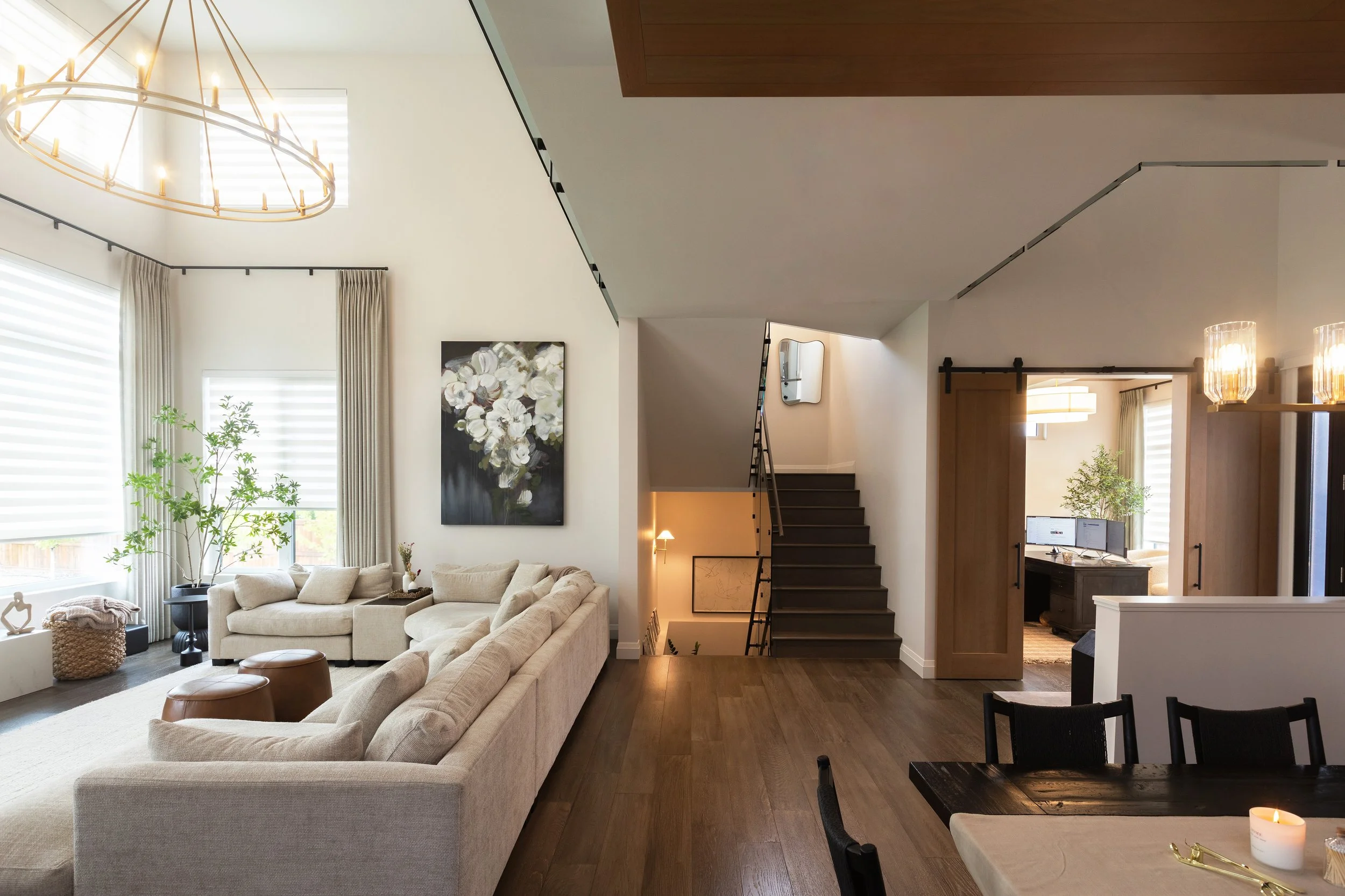 Main floor in the Sherwood Park Reno by Urbis Infill Homes.