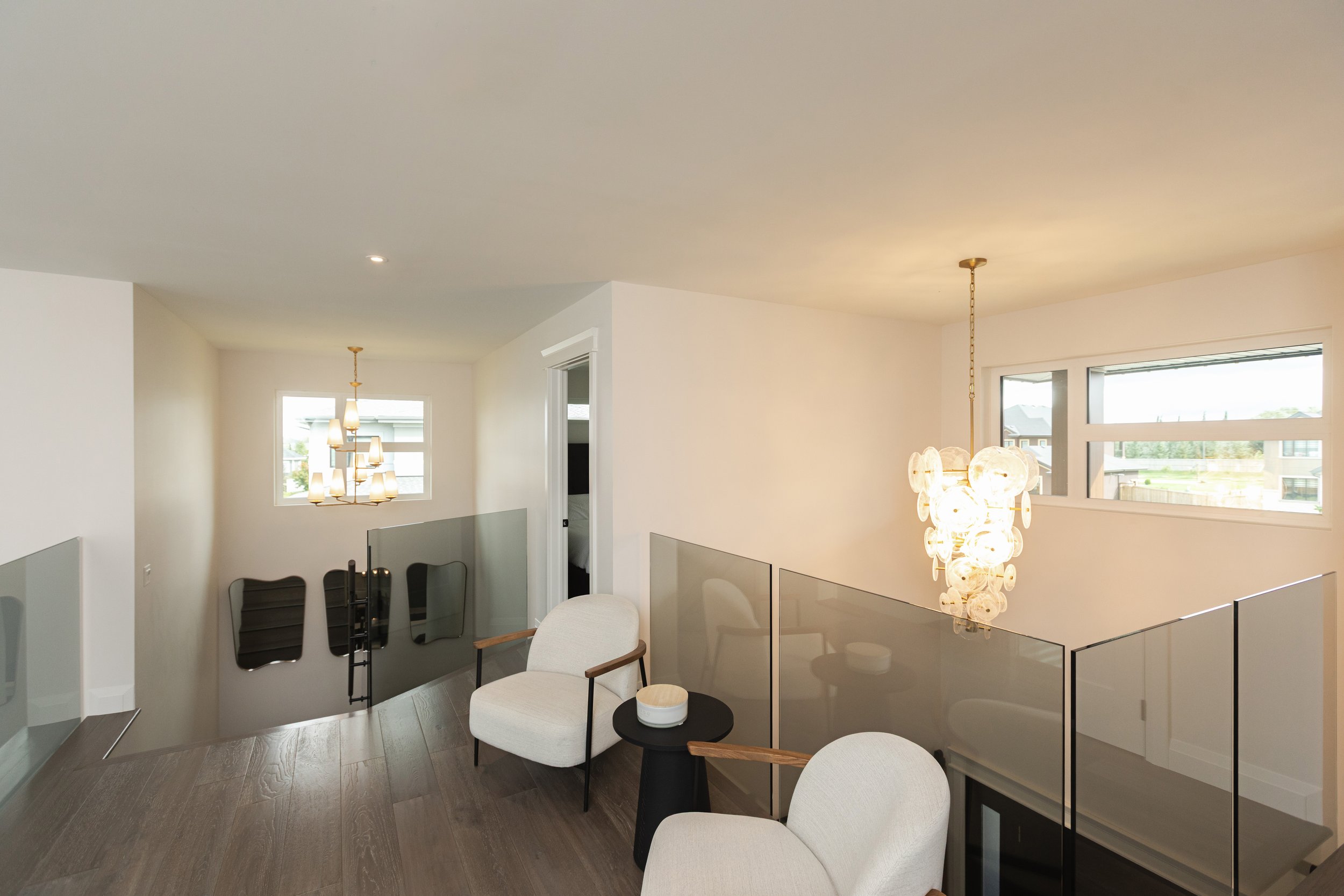 Upper floor in the Sherwood Park Reno by Urbis Infill Homes.