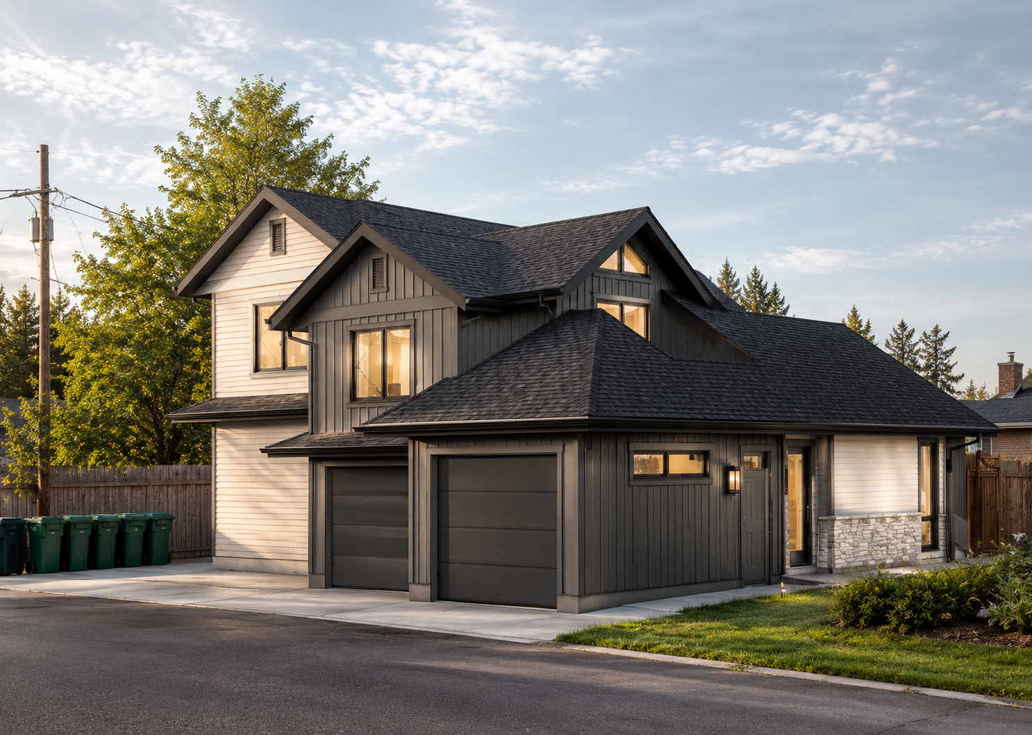 Render of Westmount 128 custom by Urbis Infill Homes in Edmonton.
