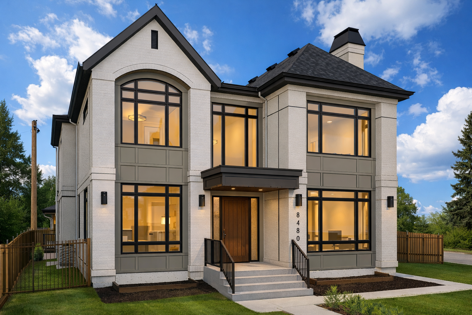 Exterior of Windsor Park 118 by Urbis Infill Homes in Edmonton.