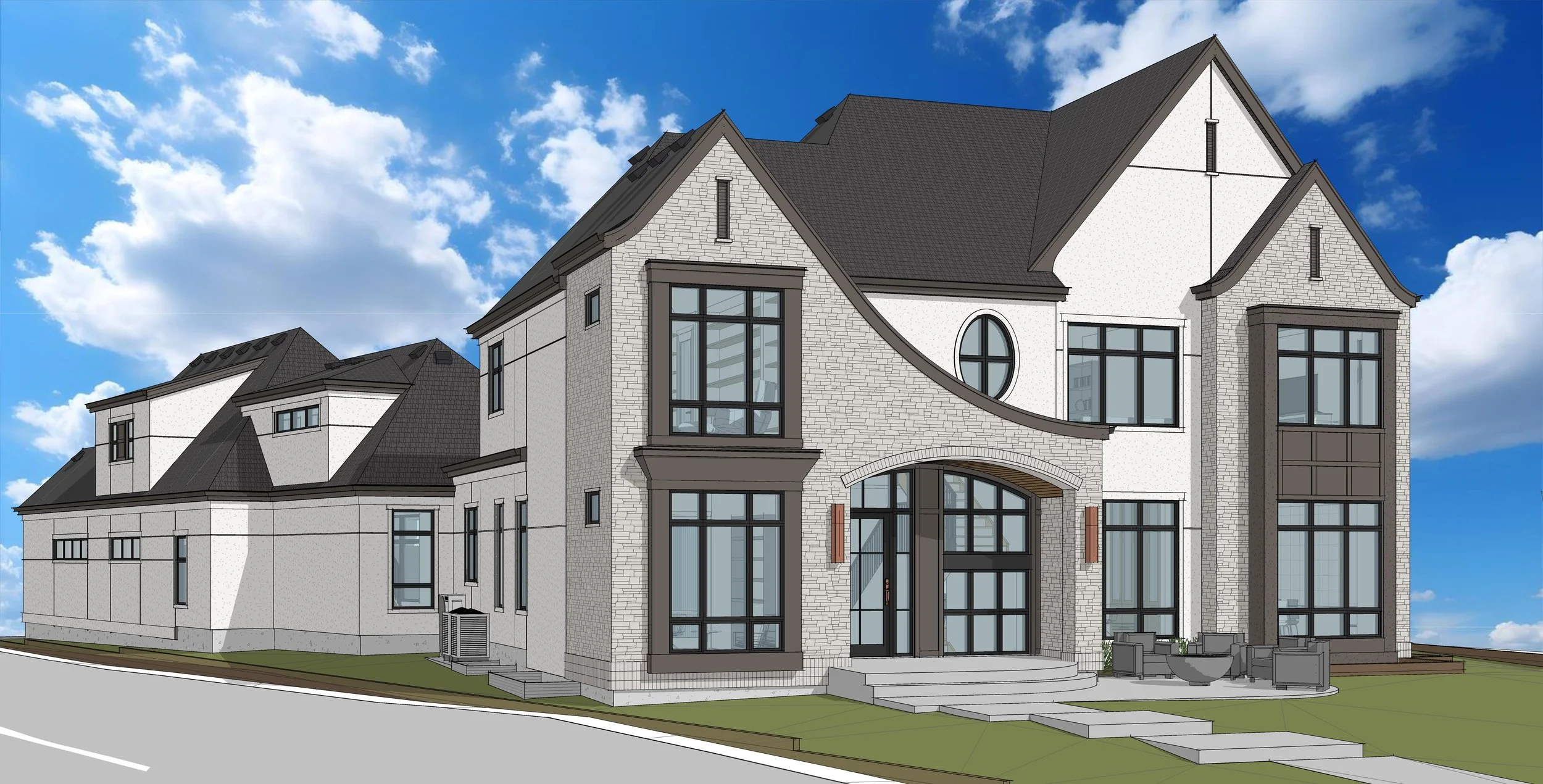 Render of Crestwood 144 Two by Urbis Infill Homes in Edmonton.